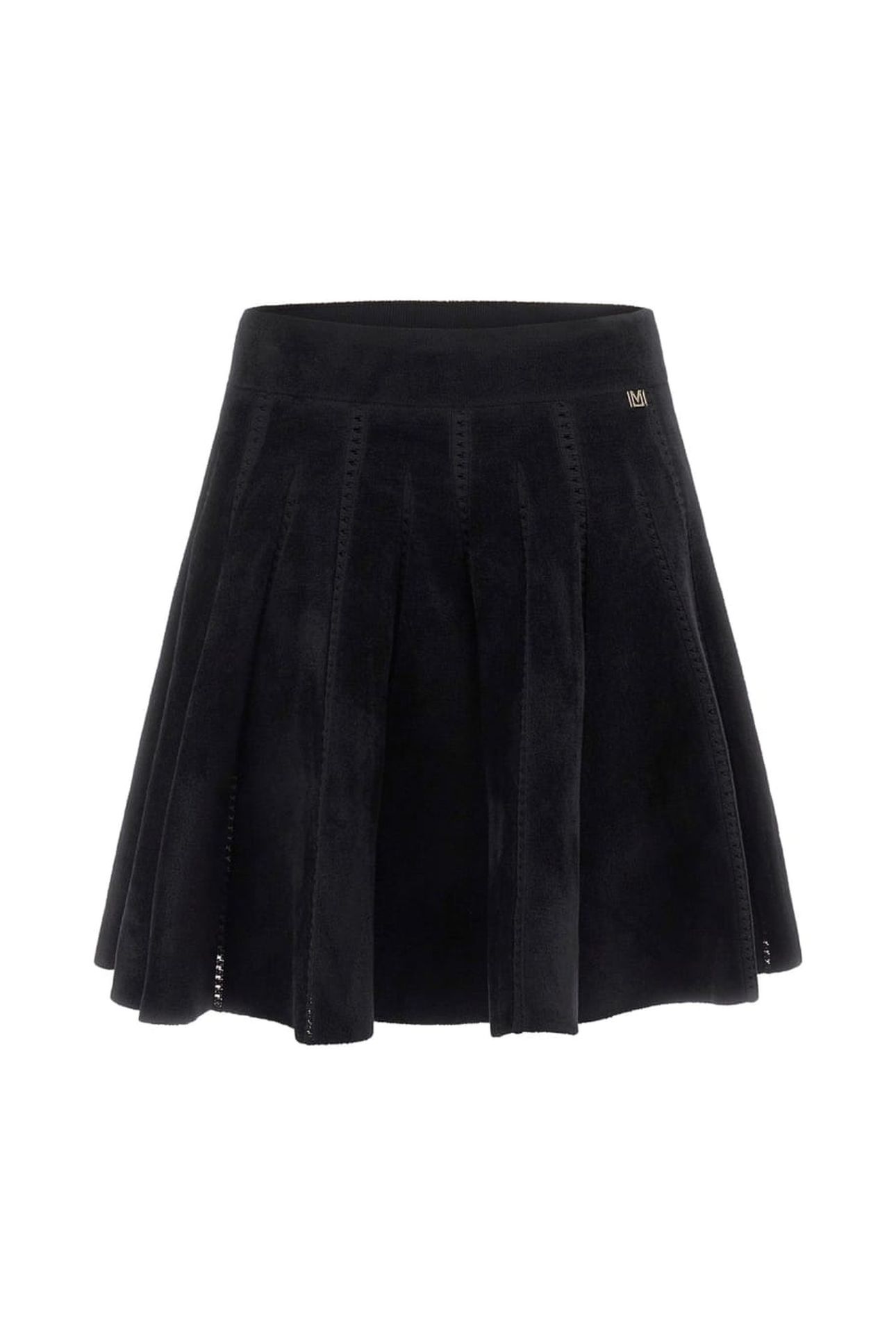 VERANERA FLARE SKIRT JET BLACK A996 3