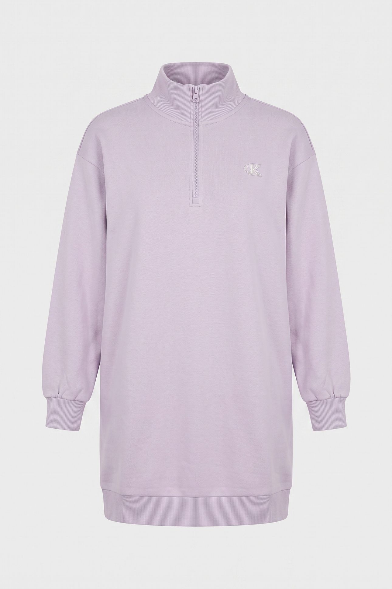 GIRLS QUARTER-ZIP SWEATSHIRT ORCHID PETAL 2