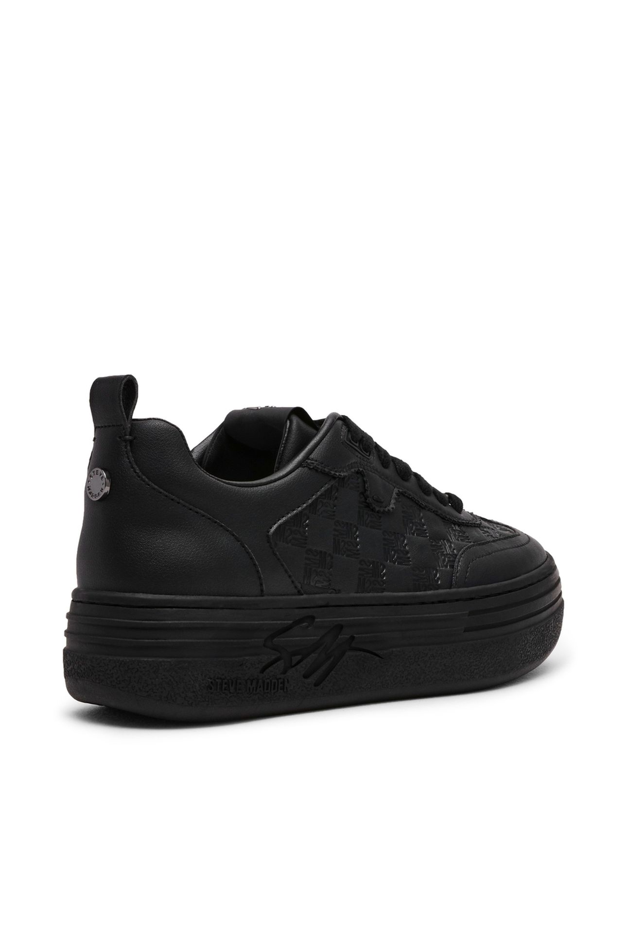 CATAPULT SNEAKERS BLACK ACTION LEATHER 3