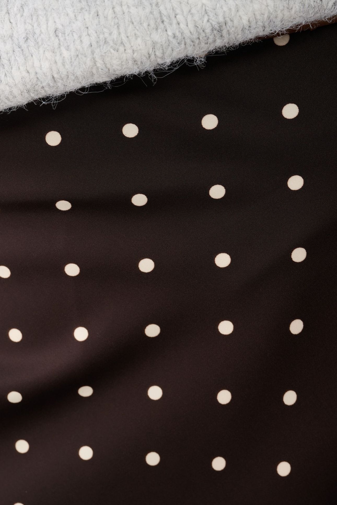 LM-SBPOLKA SLEEK SKIRT DARKBROWN 5