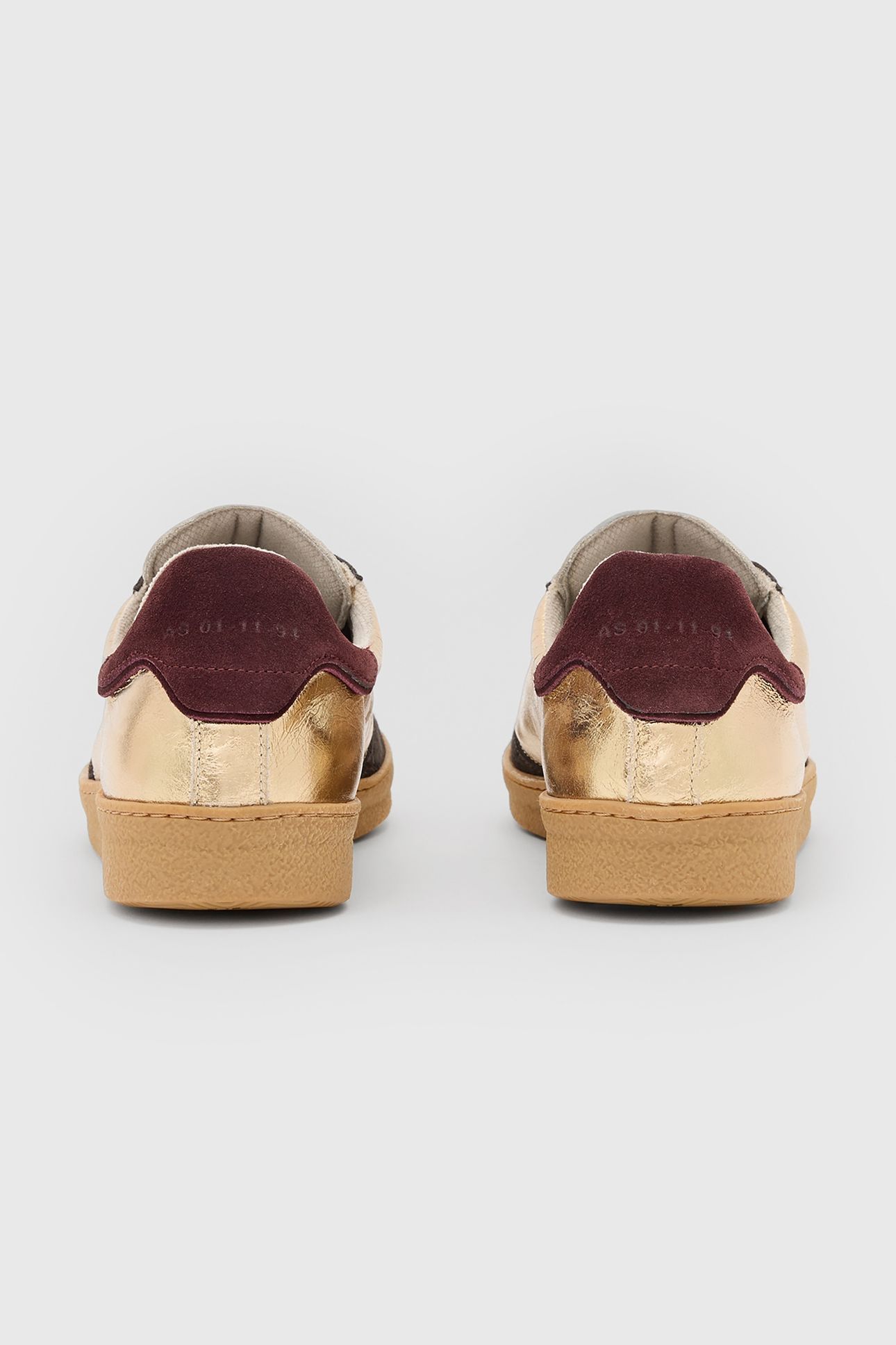 THELMA MET SNEAKER GOLD/BROWN 3
