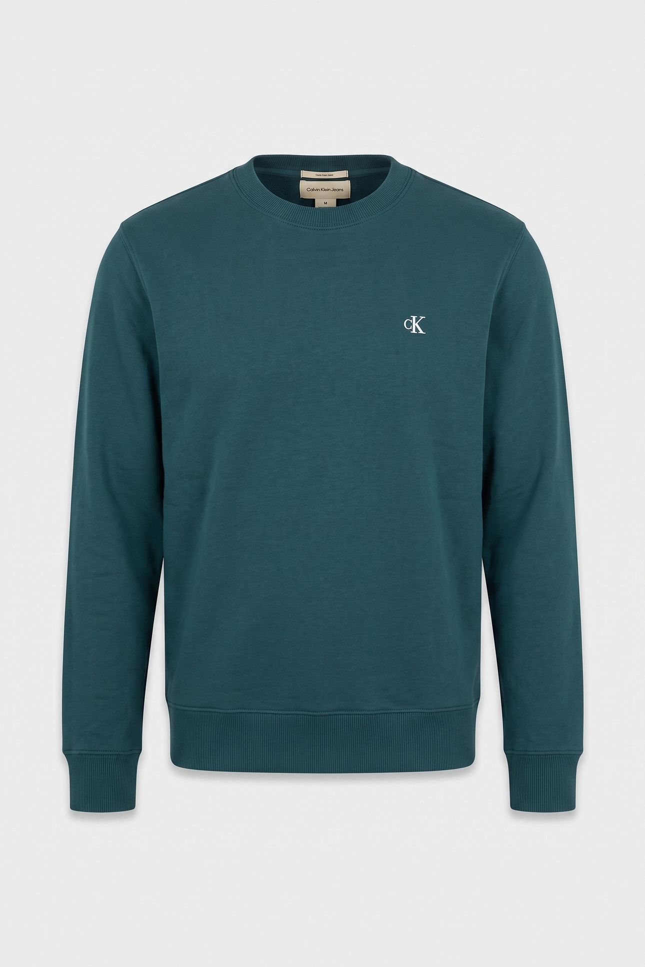 LONG SLEEVE CLASSIC 350GSM TERRY MONOGRAM TAHOE GREEN 3
