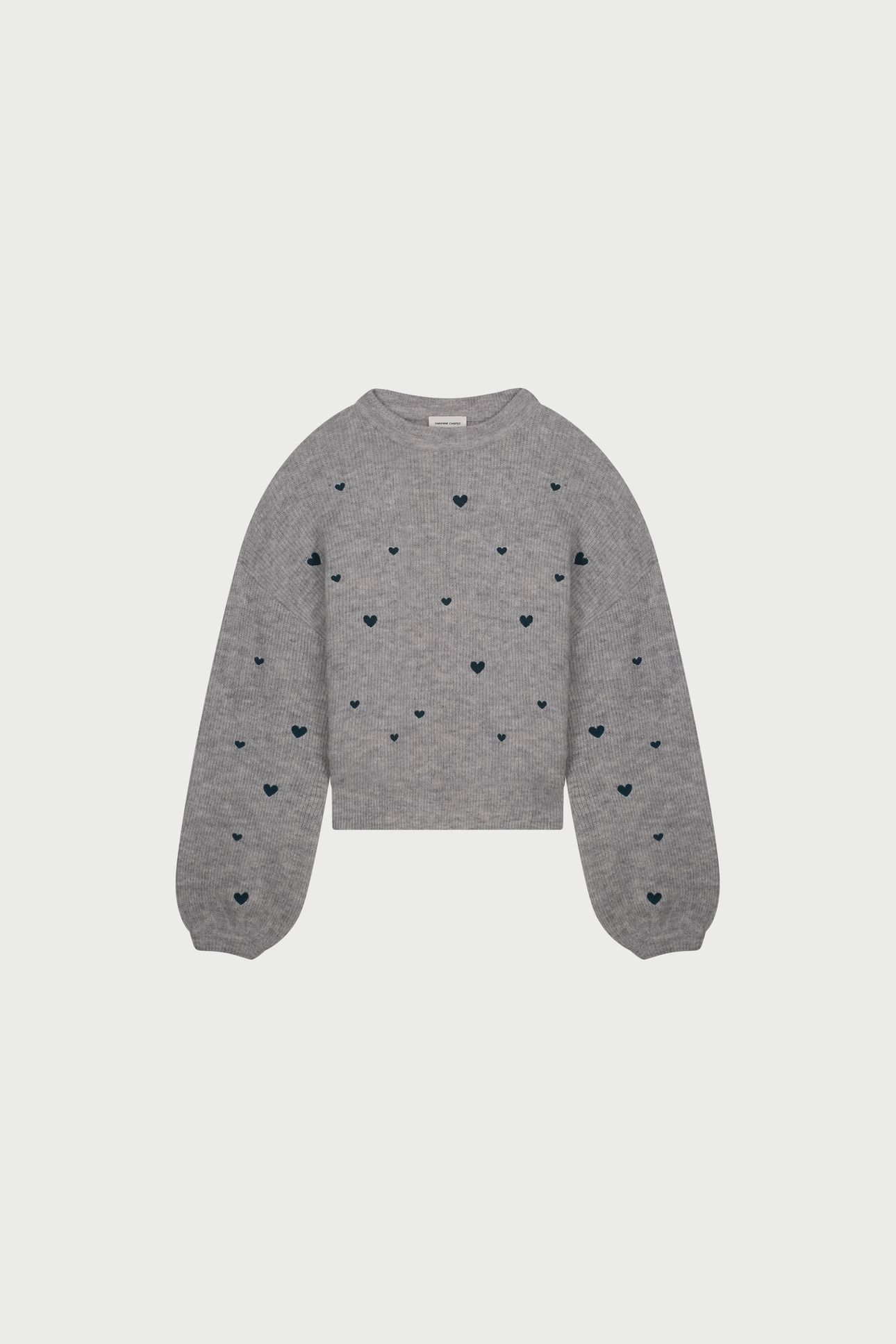 LIDIA PULLOVER GREY MELANGE 4