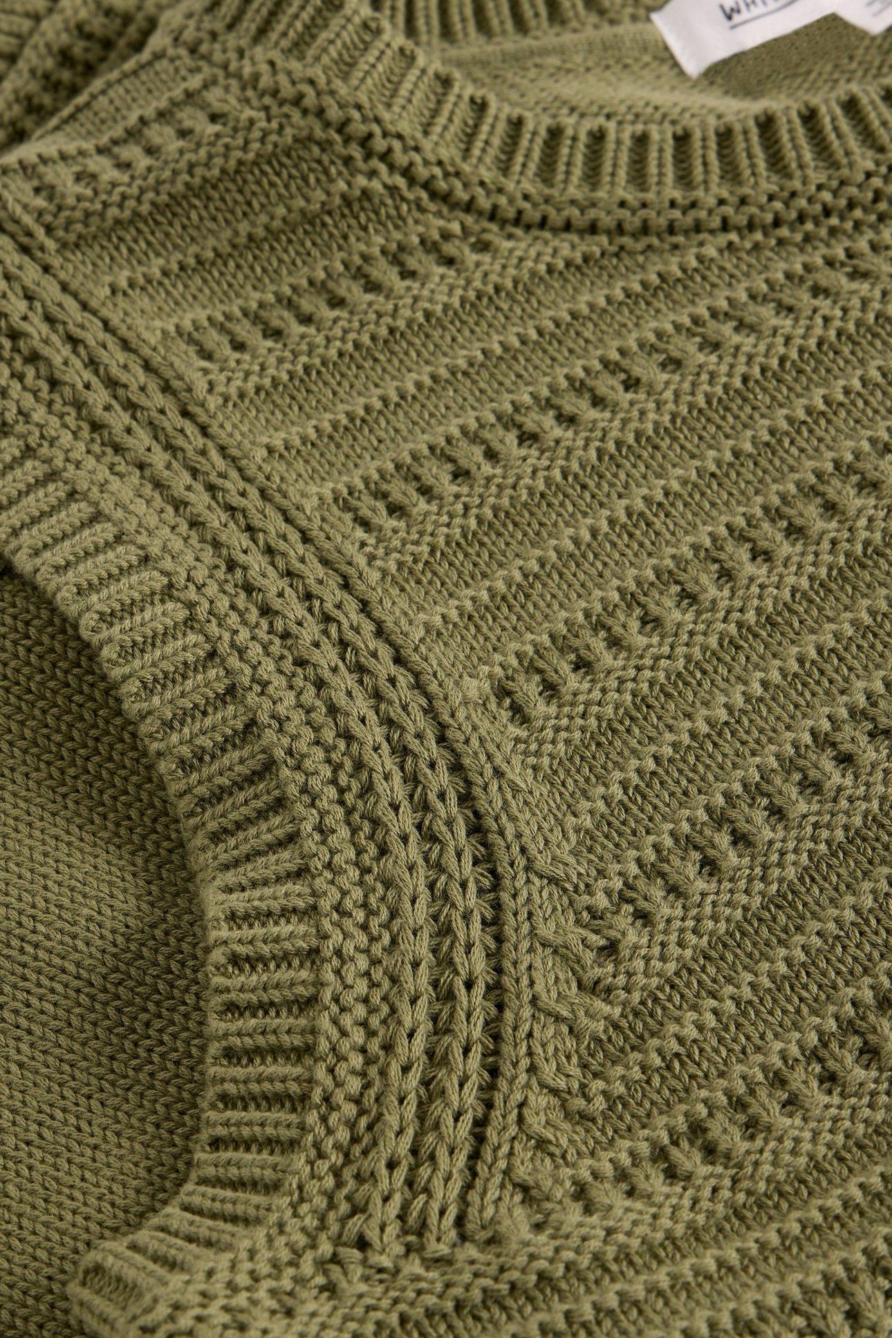 STITCHY COTTON TANK KHAKI GREEN 6