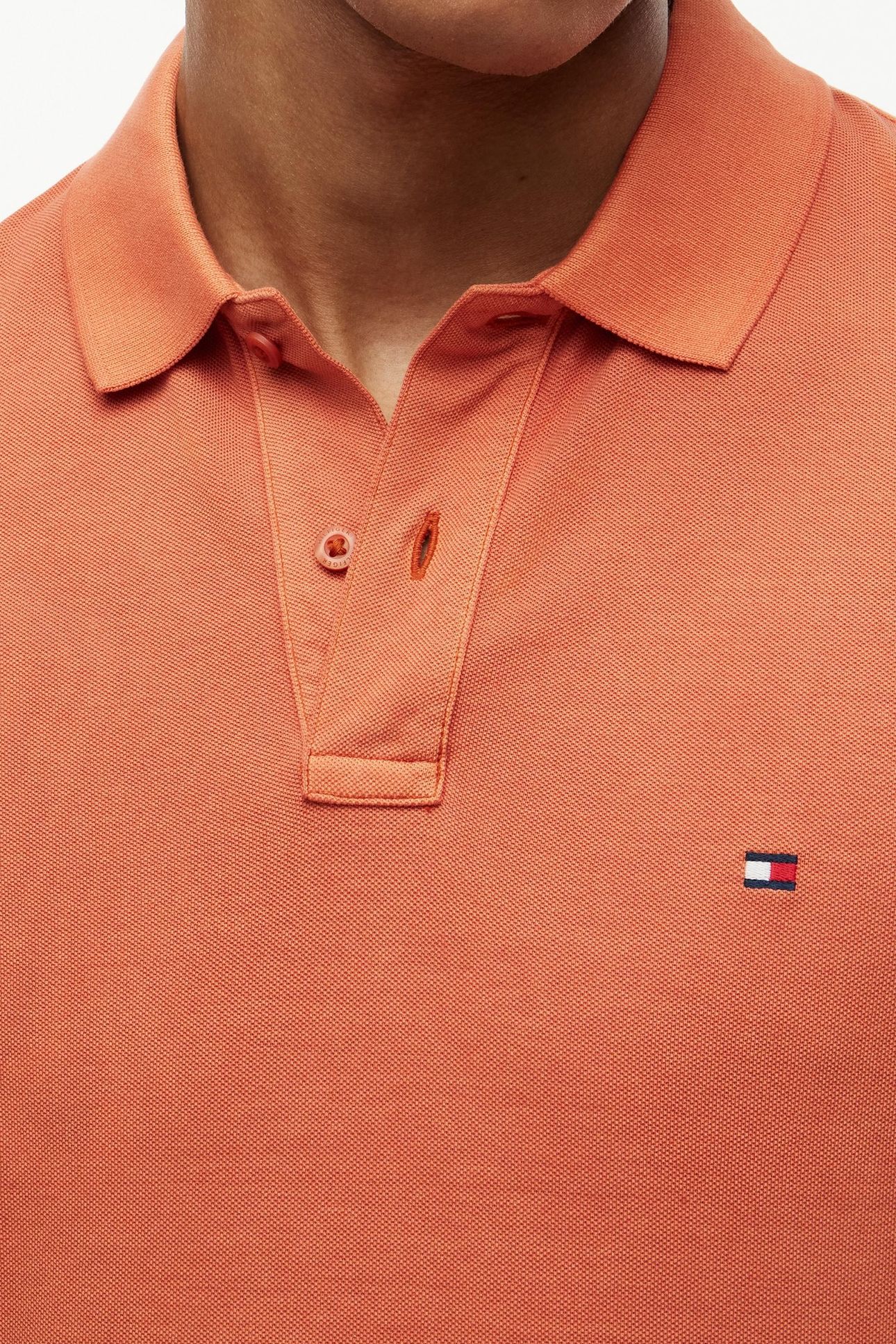 GARMENT DYE REGULAR POLO RUSTY OCHRE 4