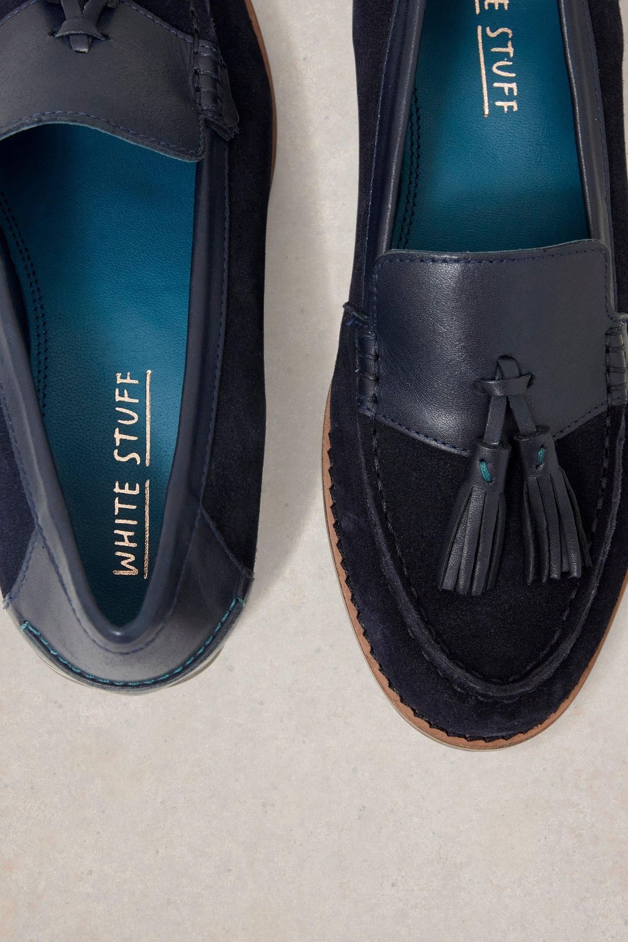 ELBA LEATHER LOAFER DARK NAVY 4