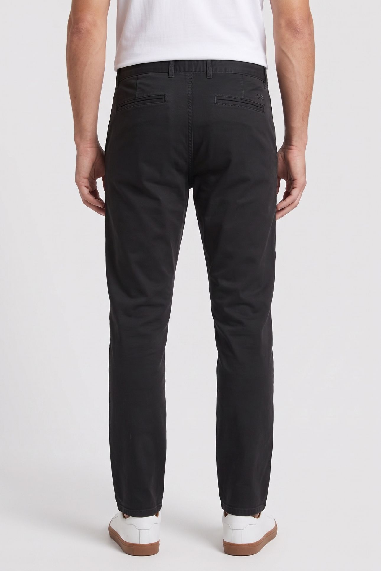ELM CHINO TROUSER PURE BLACK 2