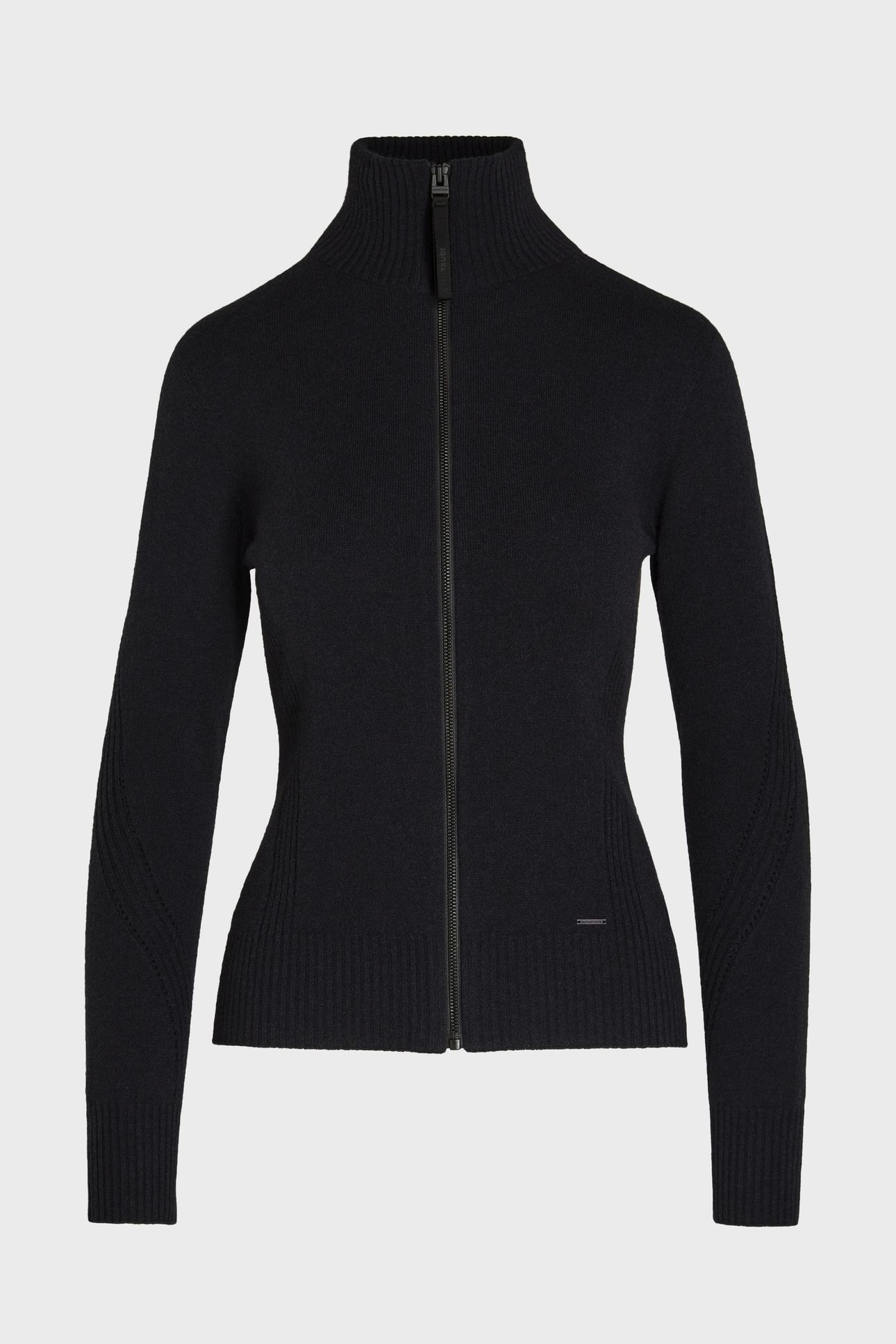 FEHCA V1.Y8.02 FLAT-KNIT-JACKET BLACK 2