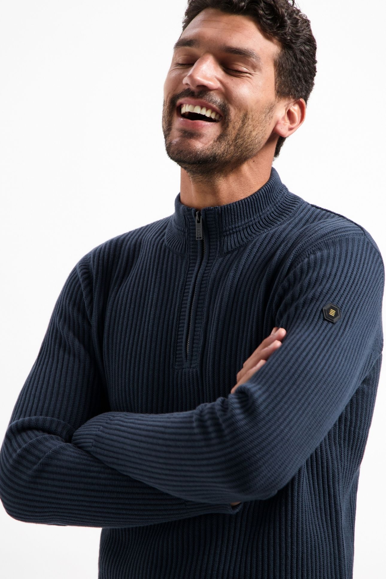 PULLOVER HALF ZIP RIB VARIATION NIGHT 6