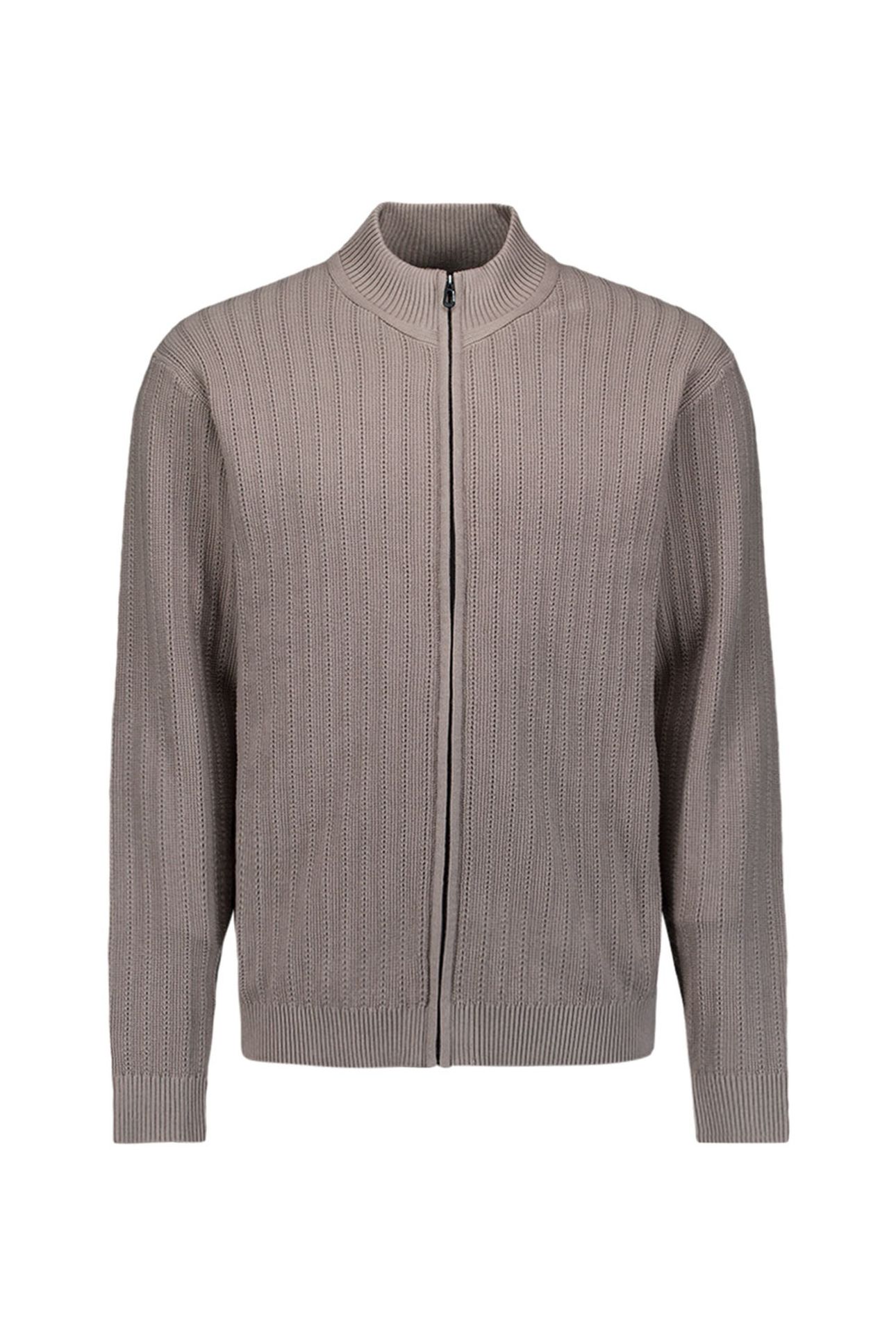 CARDIGAN FULL ZIP RELIEF CLAY 4