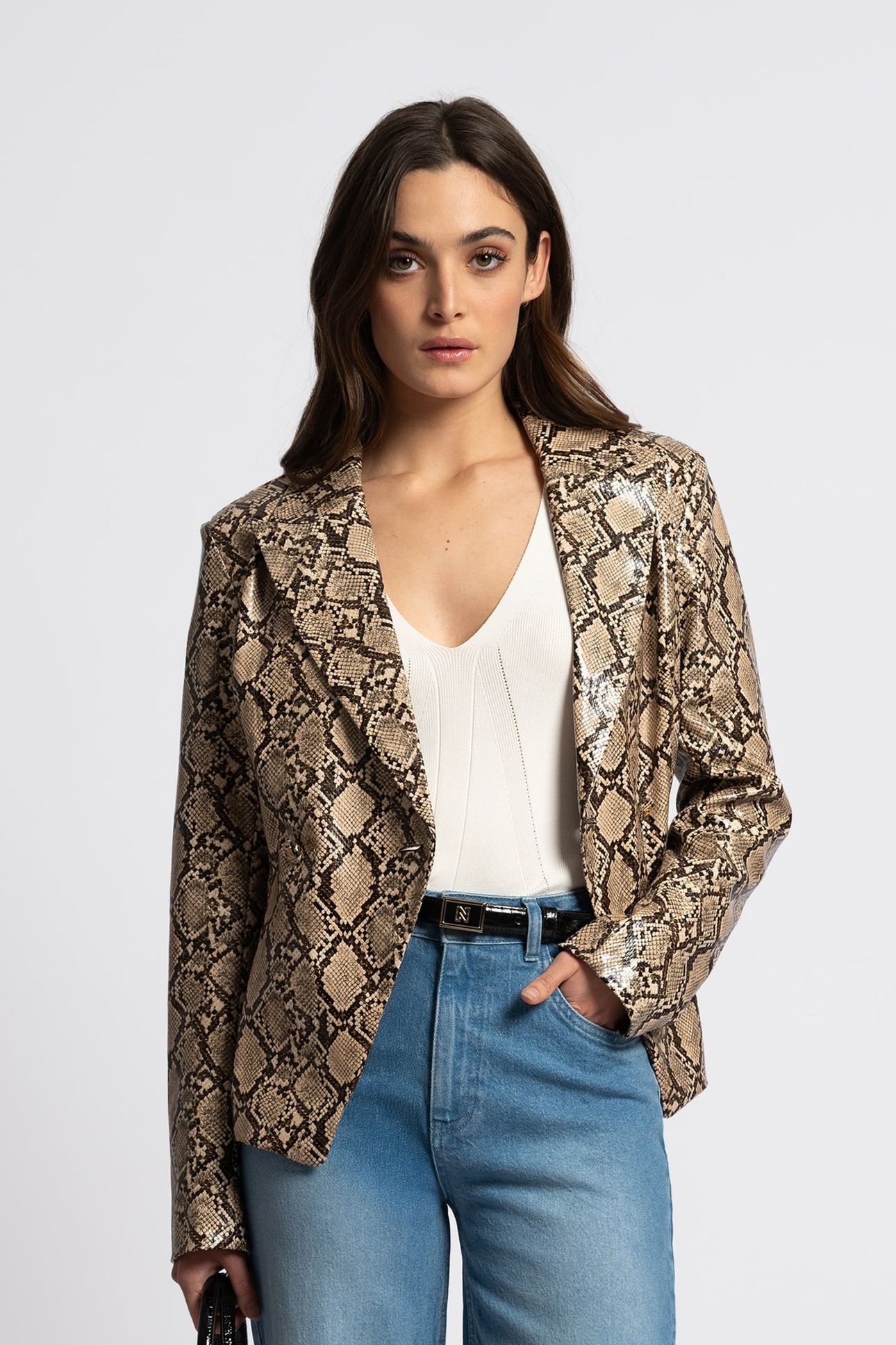 LEEUWARDEN BLAZER HAZELNUT 1