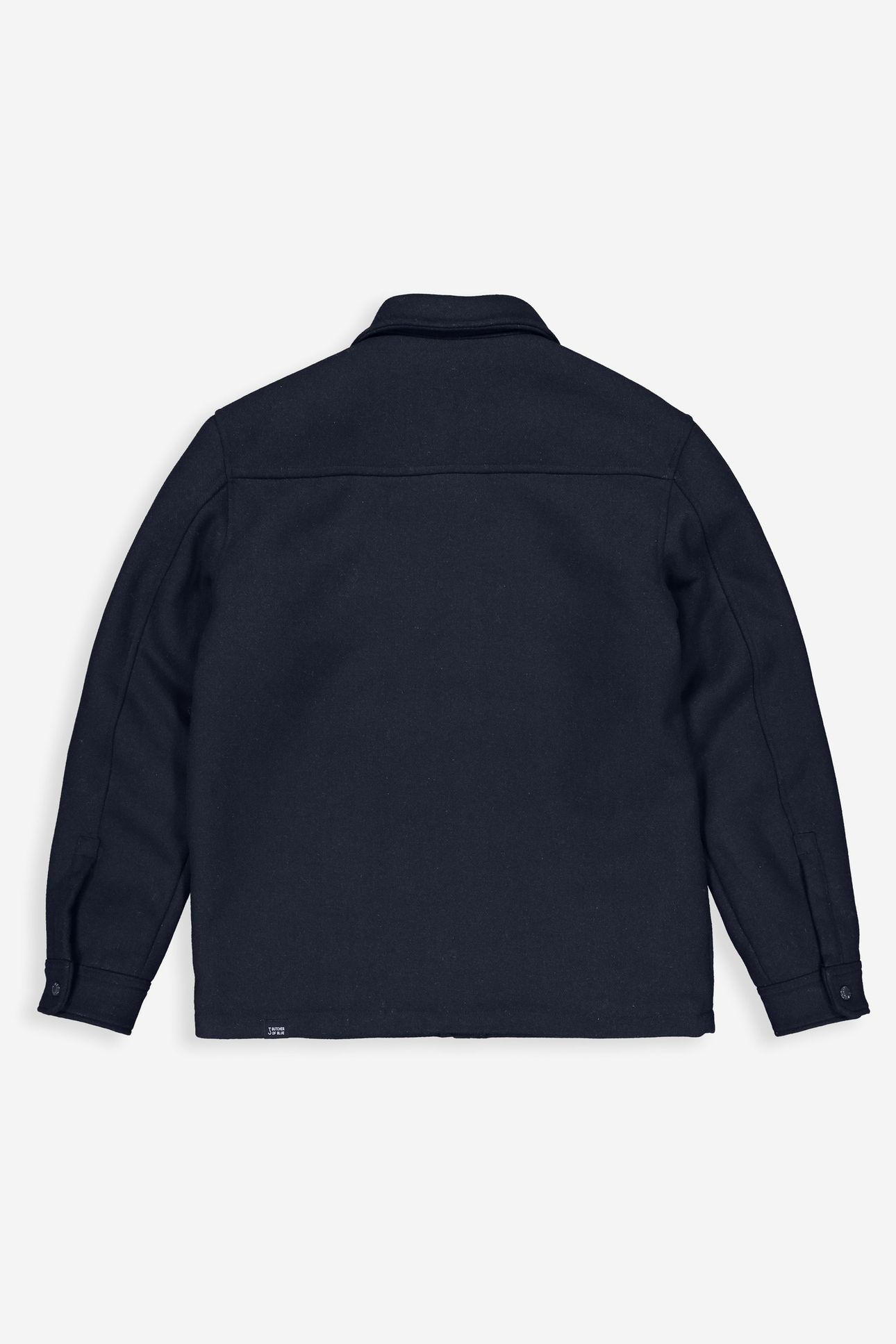 NORBU PADDED WOOL JACKET ALASKA BLUE 4