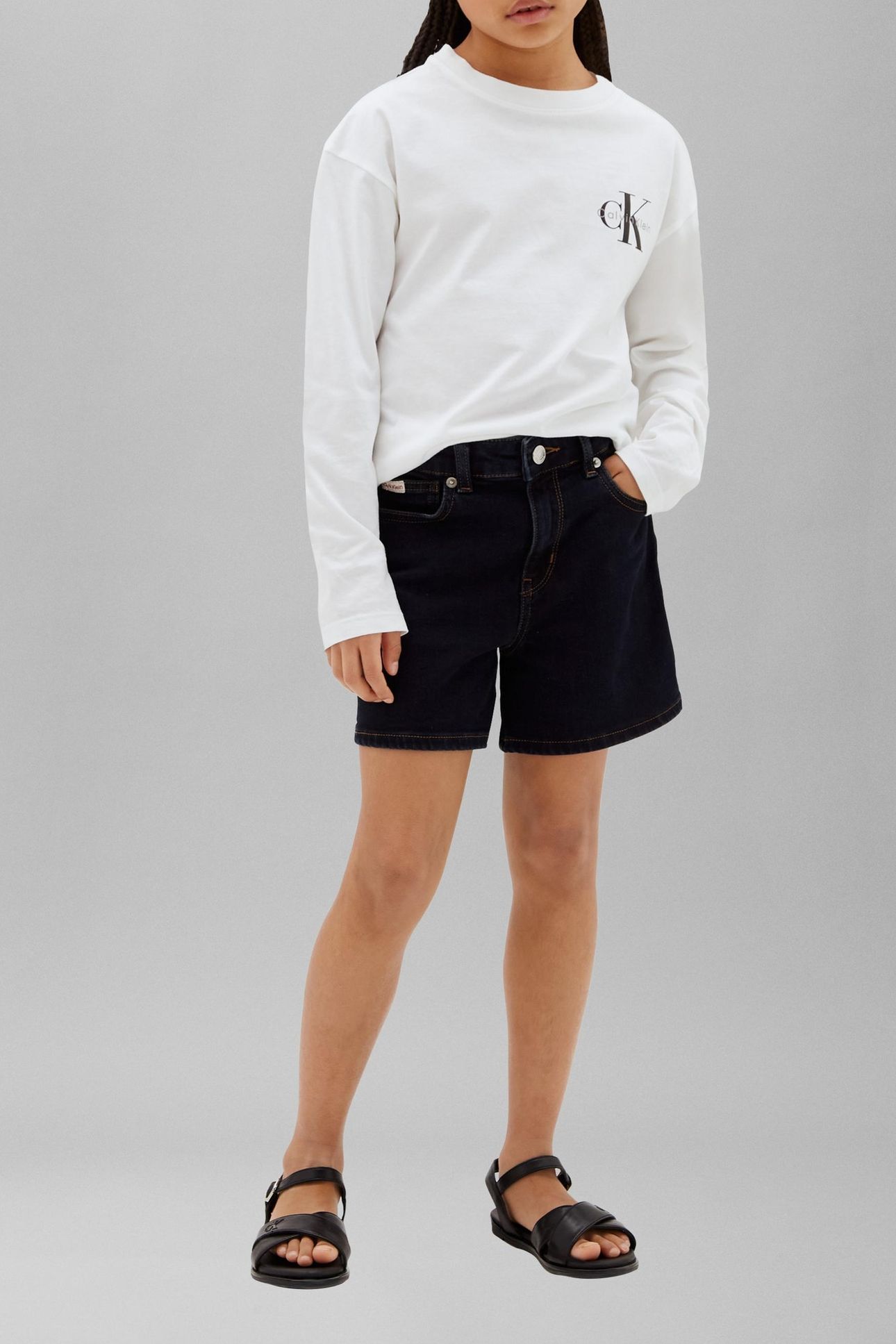 UNISEX SMALL CHEST MONOLOGO BRIGHT WHITE 4