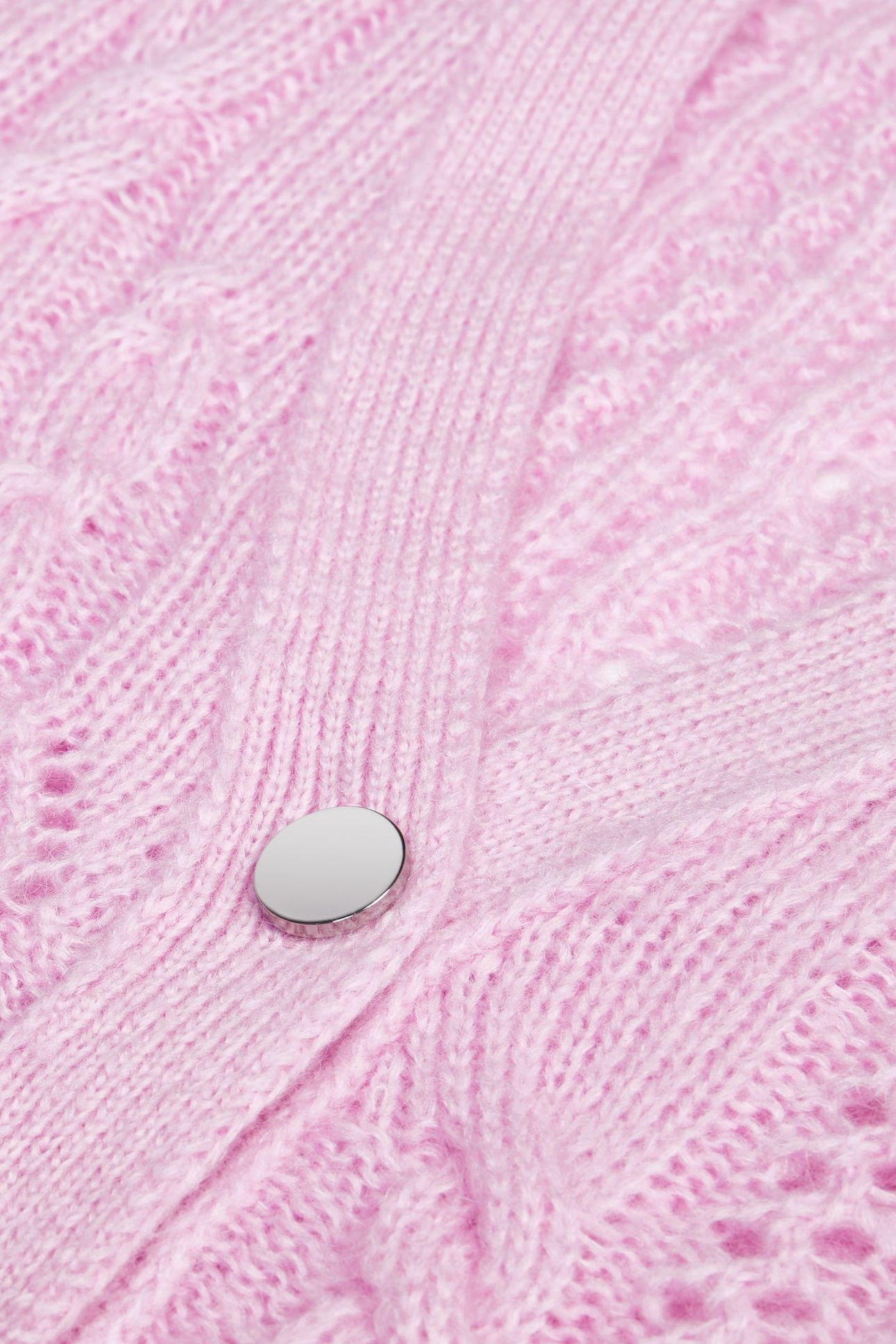 TWISTED BUTTON CARDIGAN PINK 6