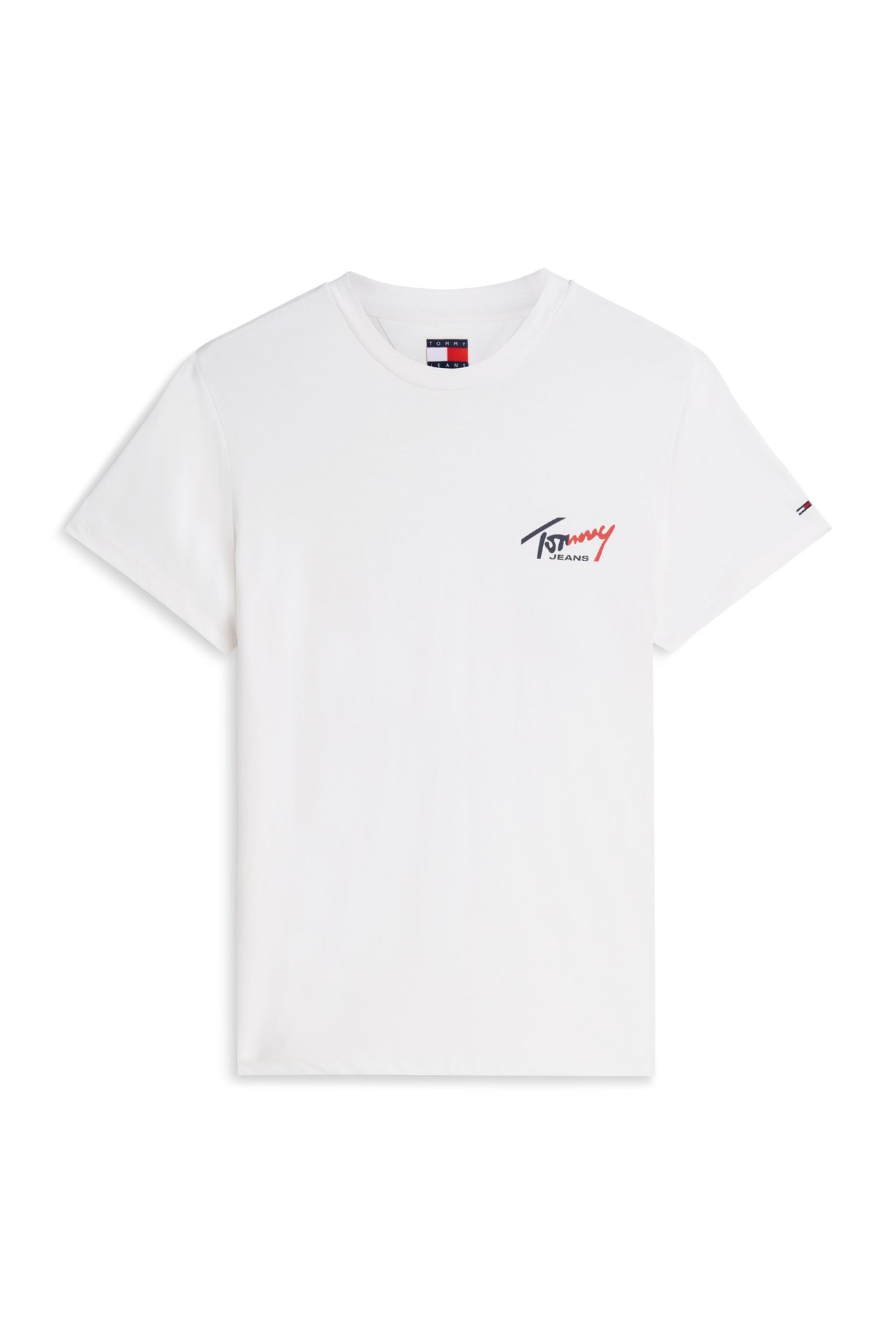 SLIM SIGNATURE LOGO T-SHIRT ANCIENT WHITE 3