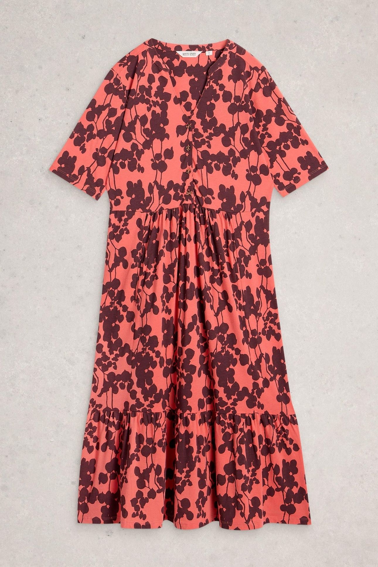 NAYA JERSEY DRESS PINK PRINT 5