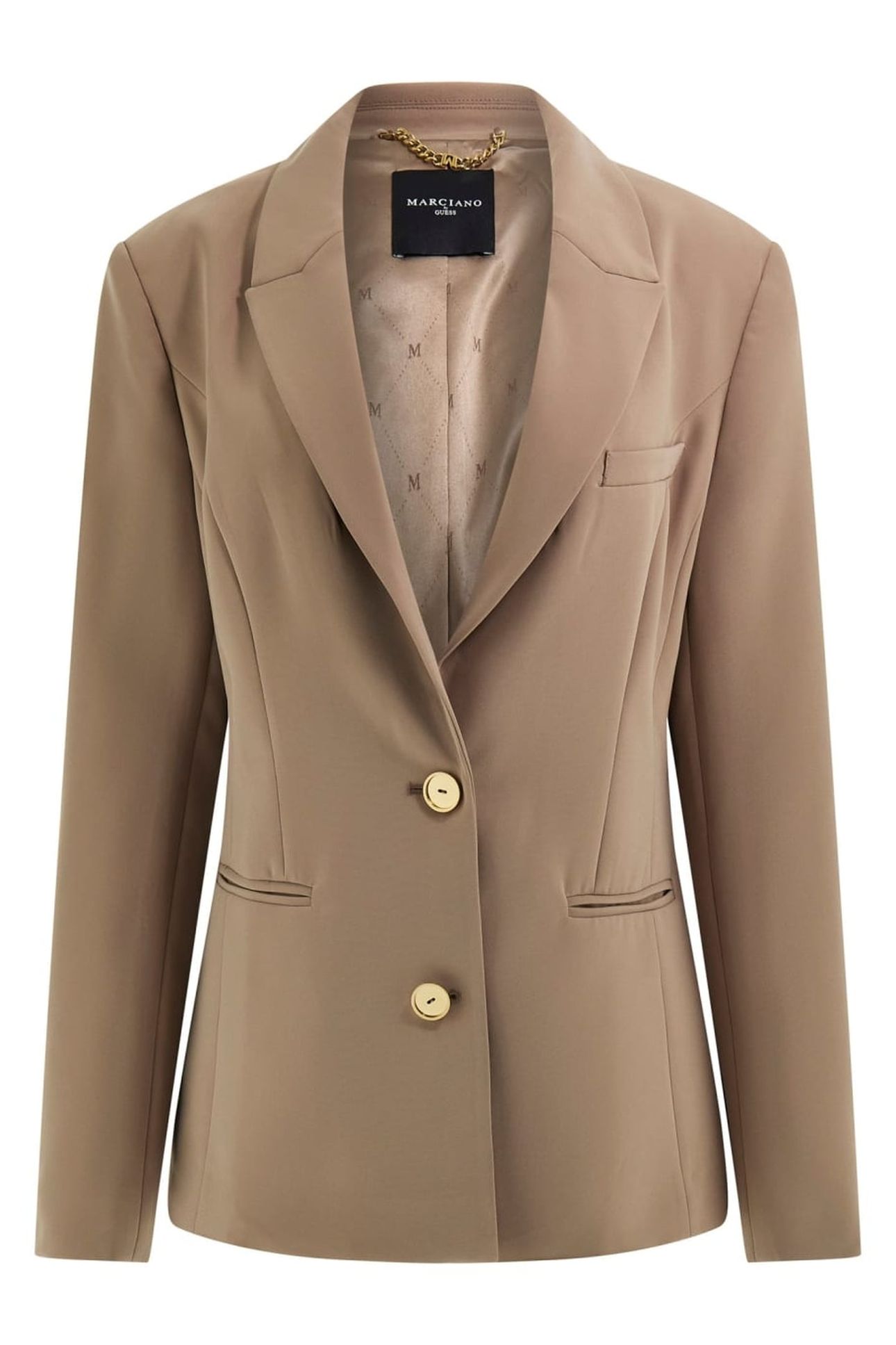 ELLA FITTED BLAZER BUFF TAUPE 1