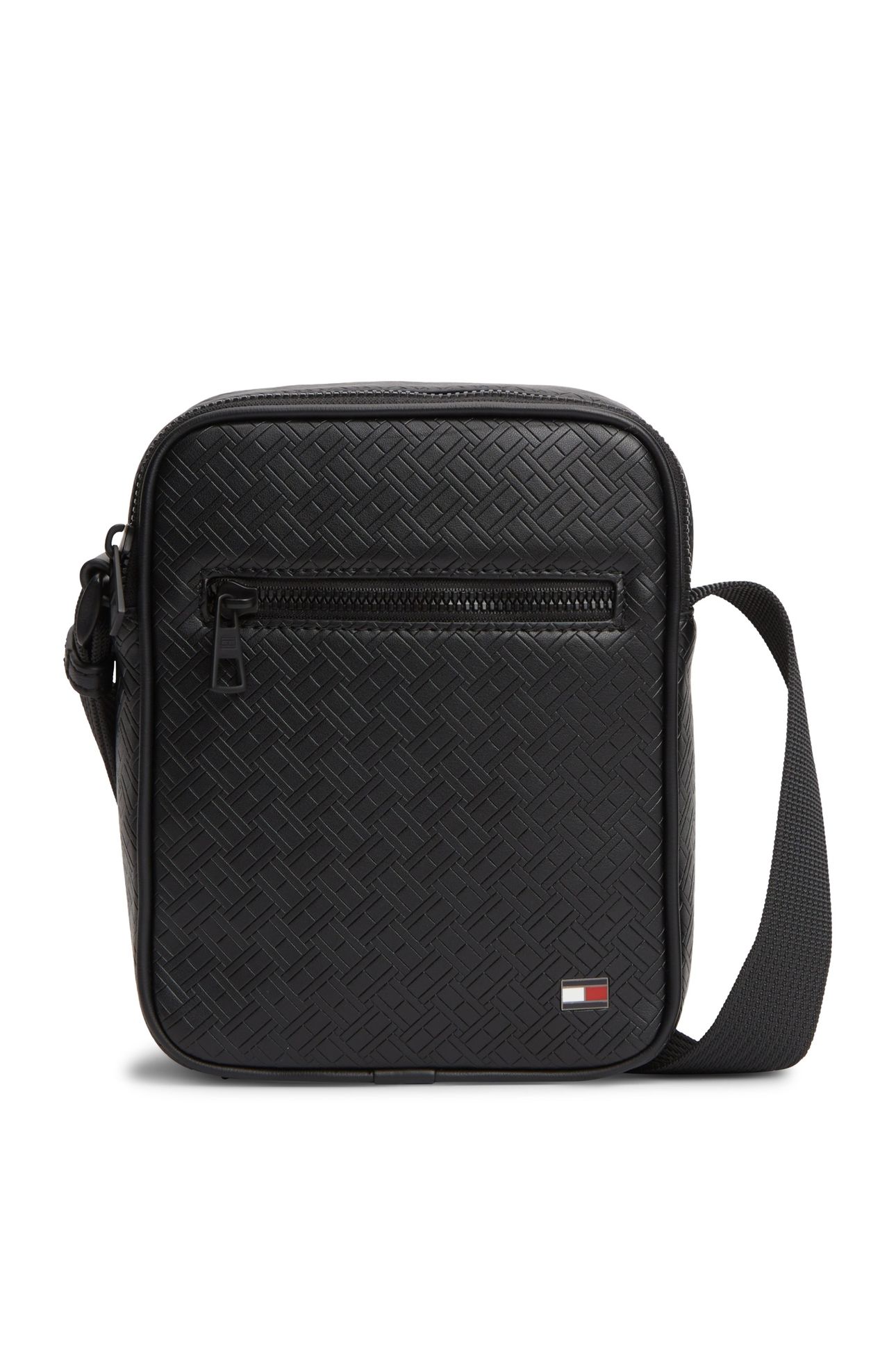 EMBOSSED FLAG MINI CROSSOVER BLACK 2