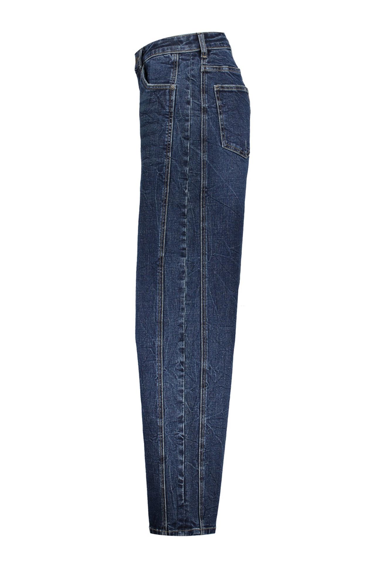 JEANS BALLOON DARK BLUE DENIM STONEWASH 2