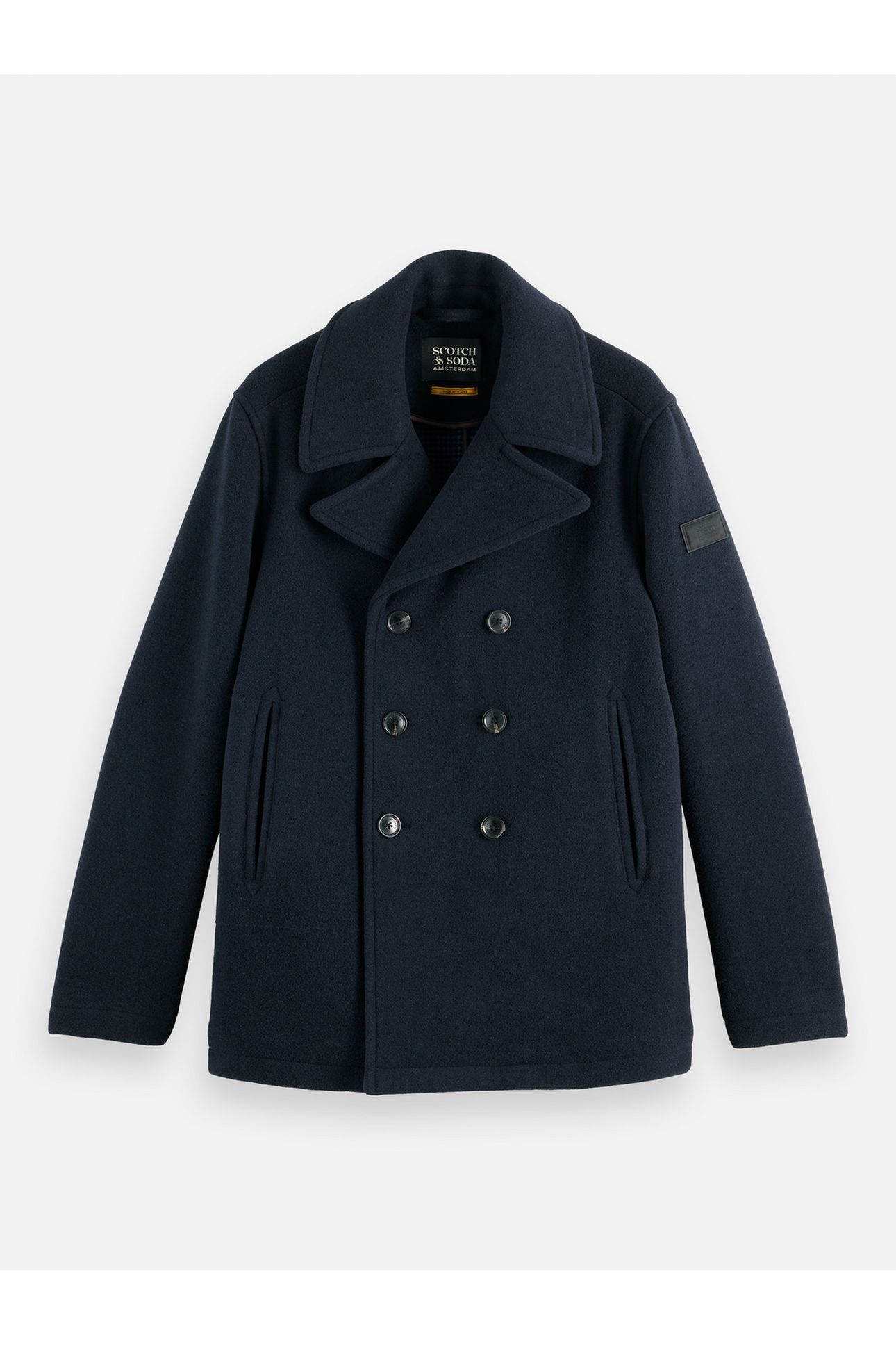 WOOL BLEND PEACOAT PEACOAT 4