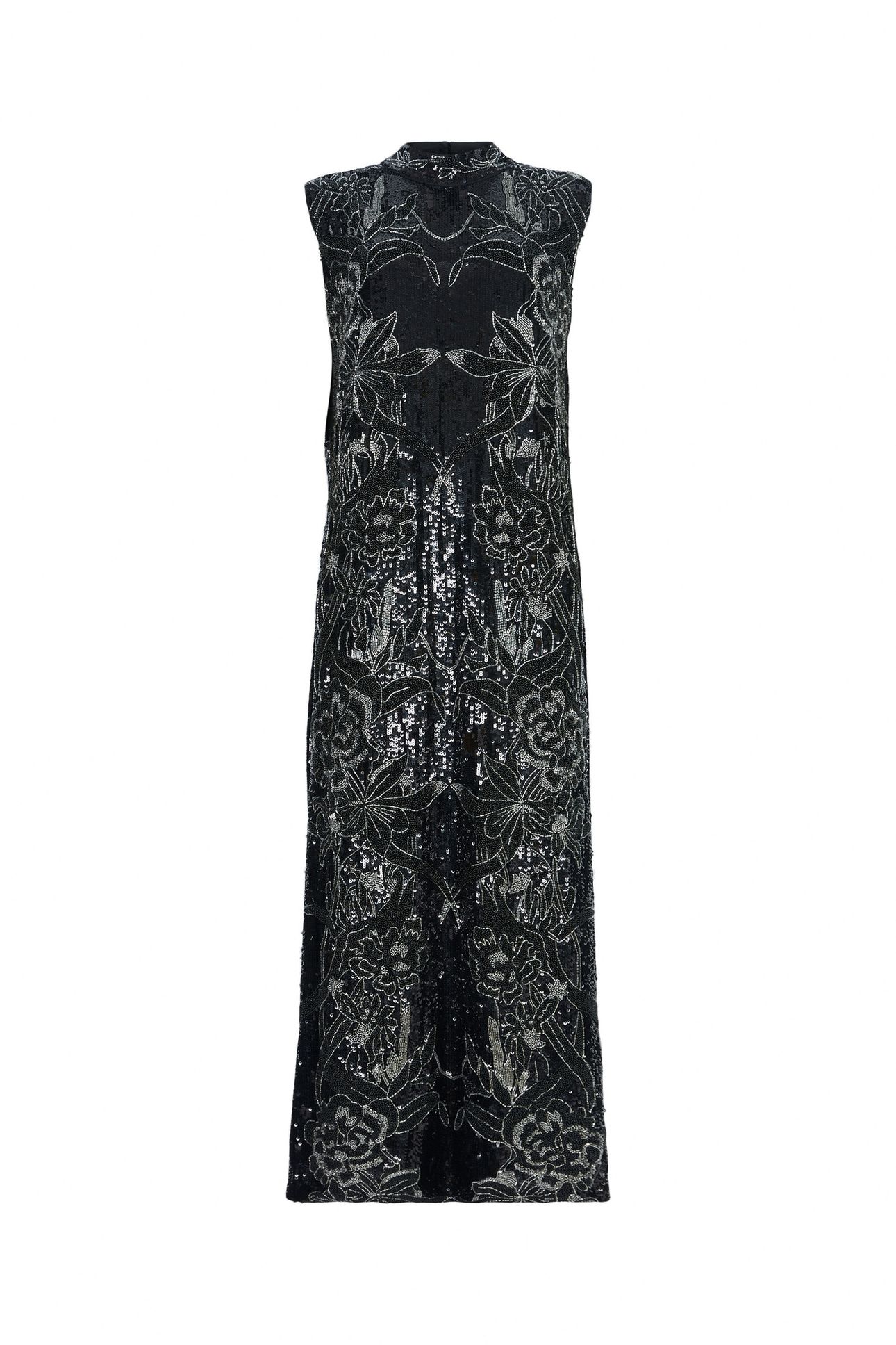 HARPER EMB MAXI DRES BLACK 5