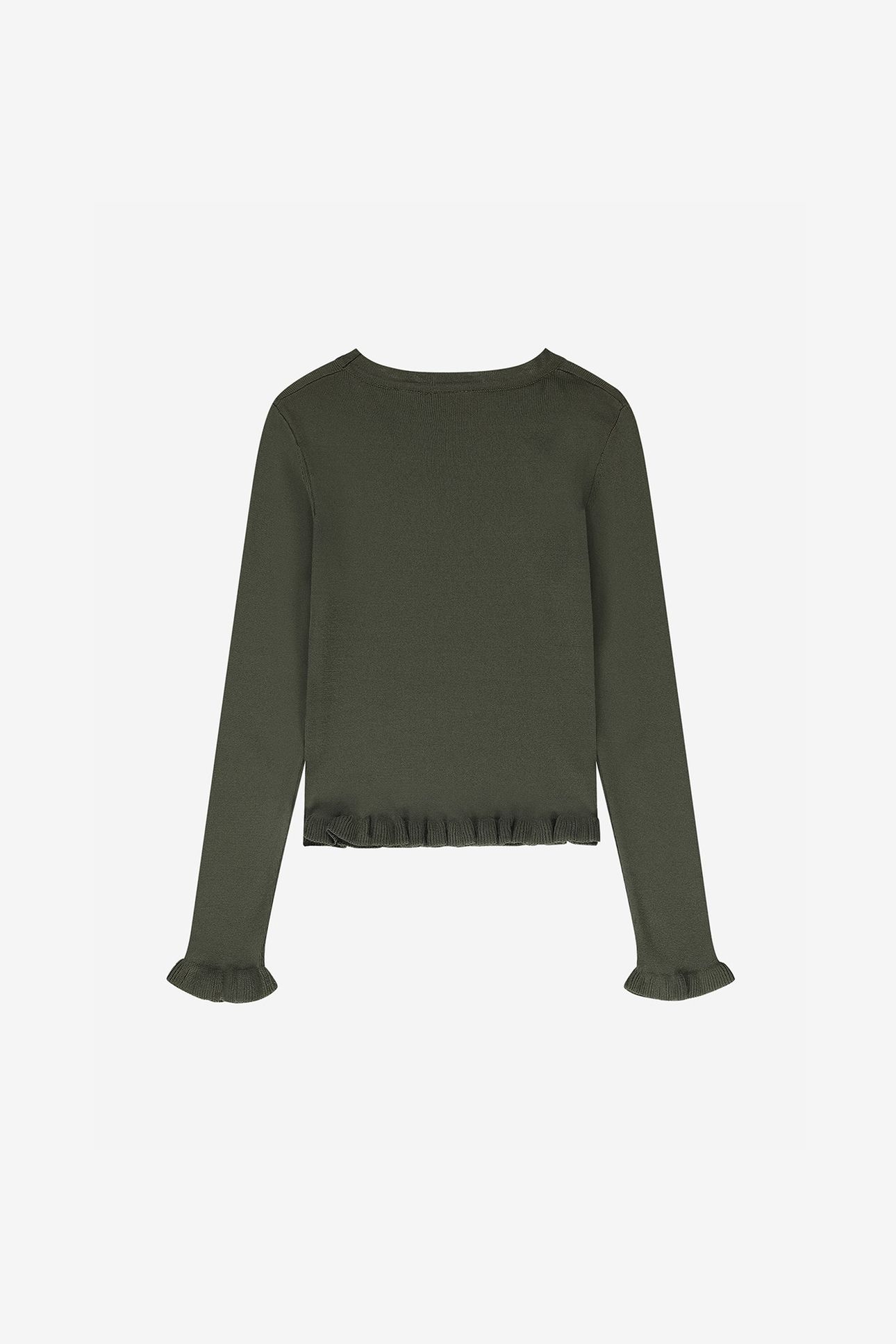 LANA PULLOVER DEEP FOREST GREEN 3