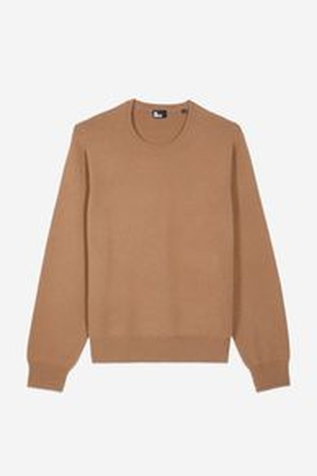 PULL COL ROUND DETAIL BRILLIANT DARK CAMEL 9