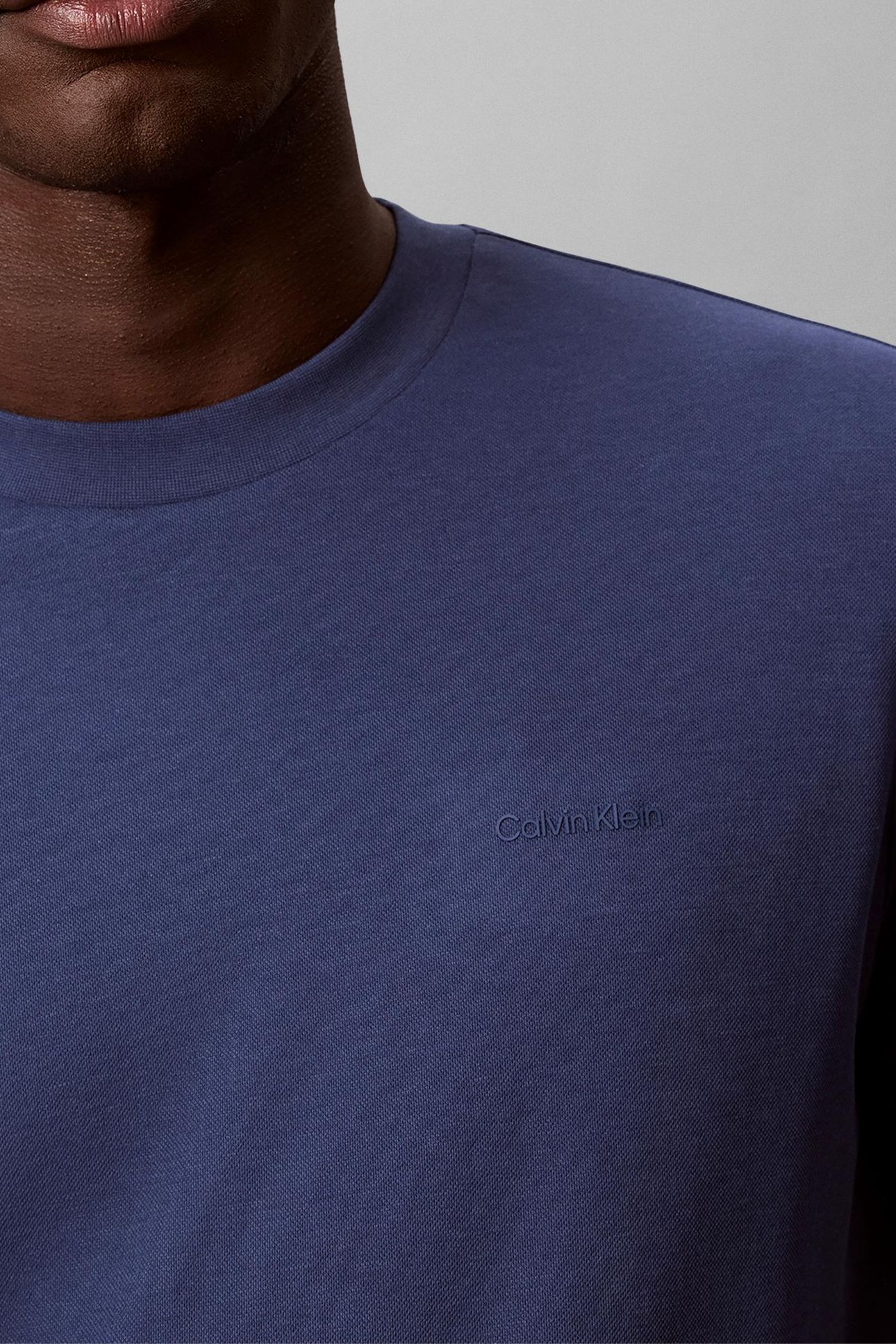 SS TECH INTERLOCK TEE DARK DENIM 5