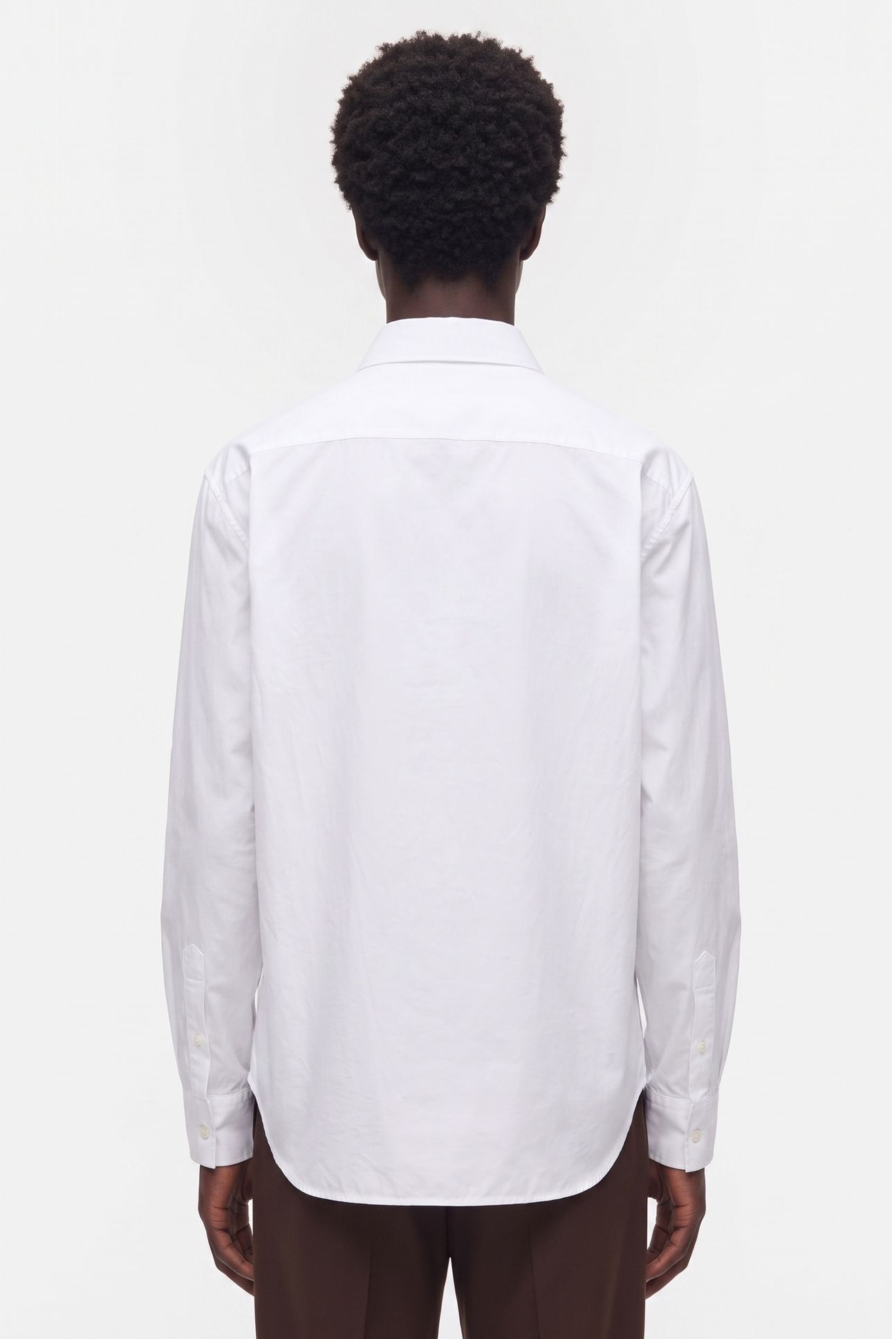 LS SOLID CRISP SHIRT BRILLIANT WHITE 2