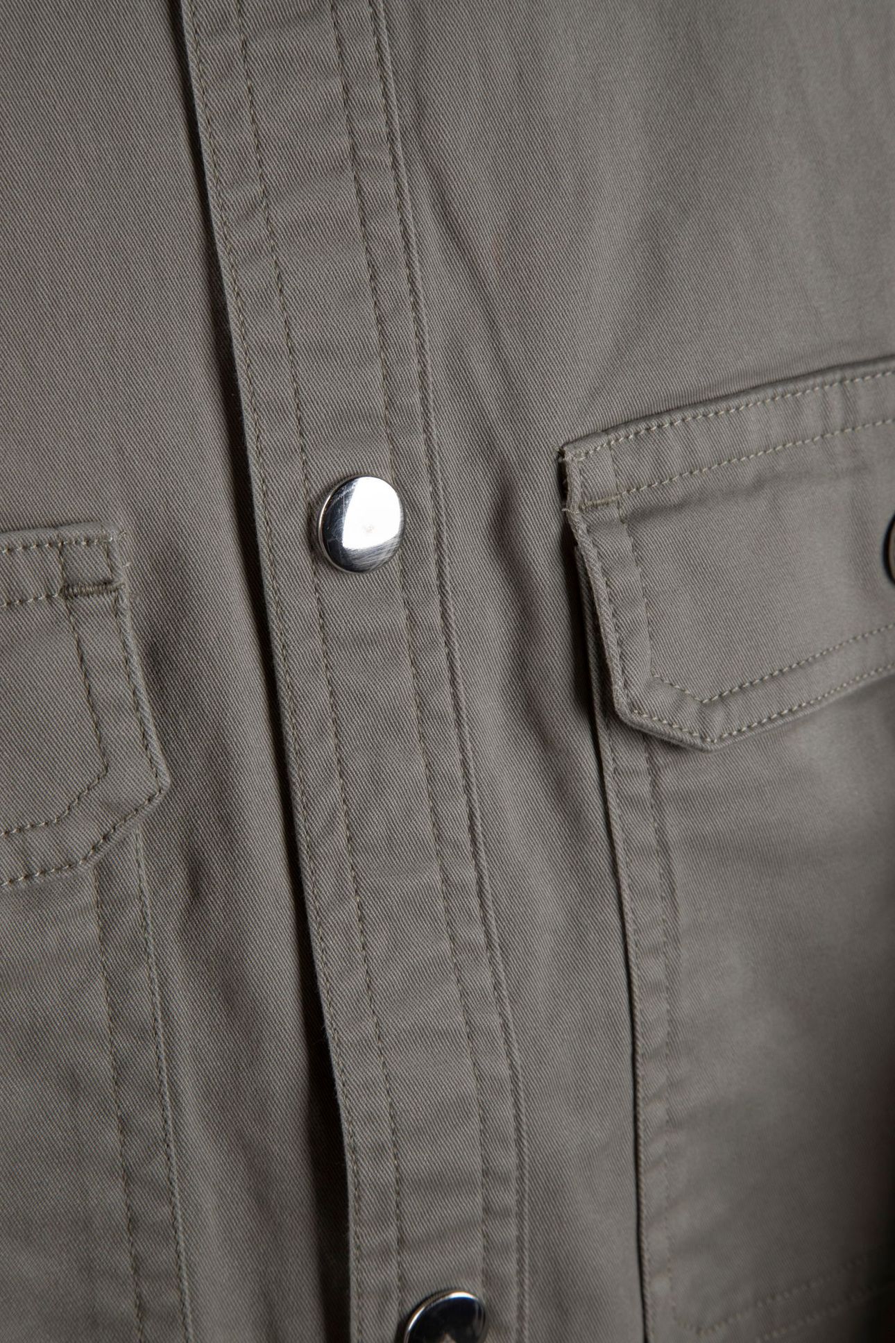 LONG SLEEVE UTILITY RELAXED OVERSHIRT FOREST FOG 4