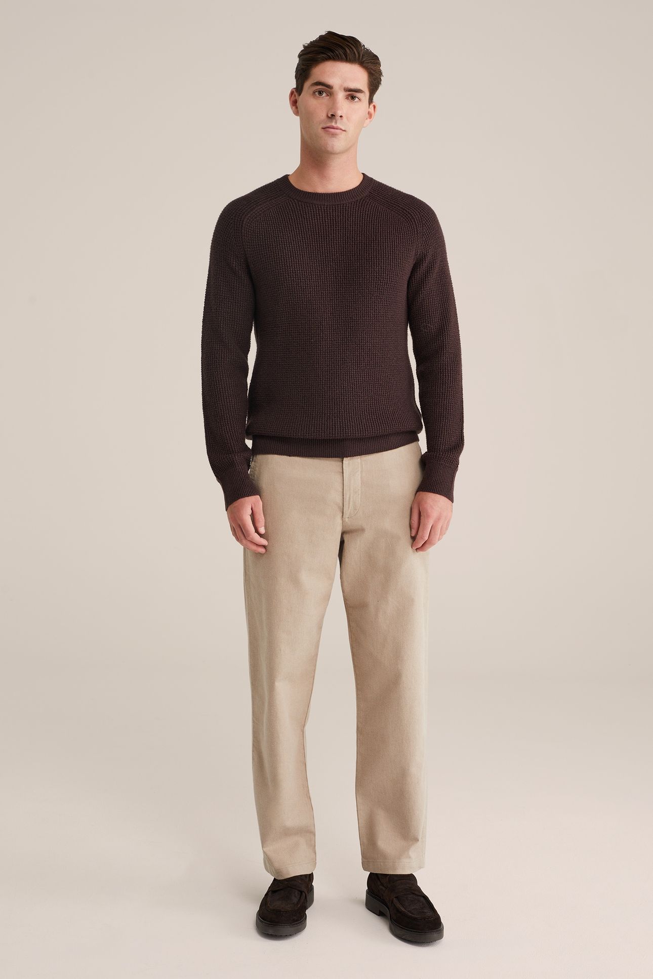 PULLOVER DARK BROWN 1