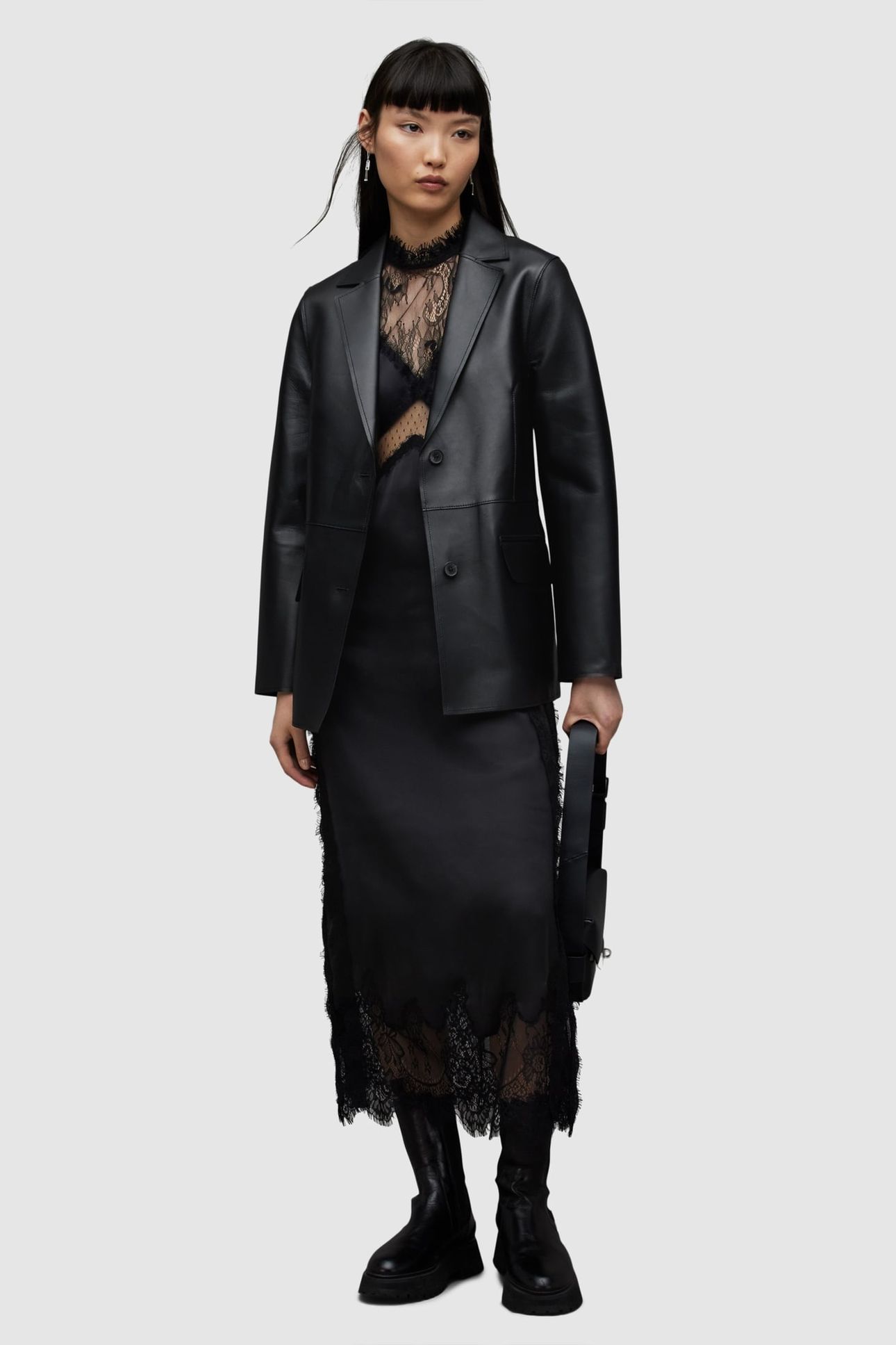 CORINNA BONDED BLAZER BLACK 5