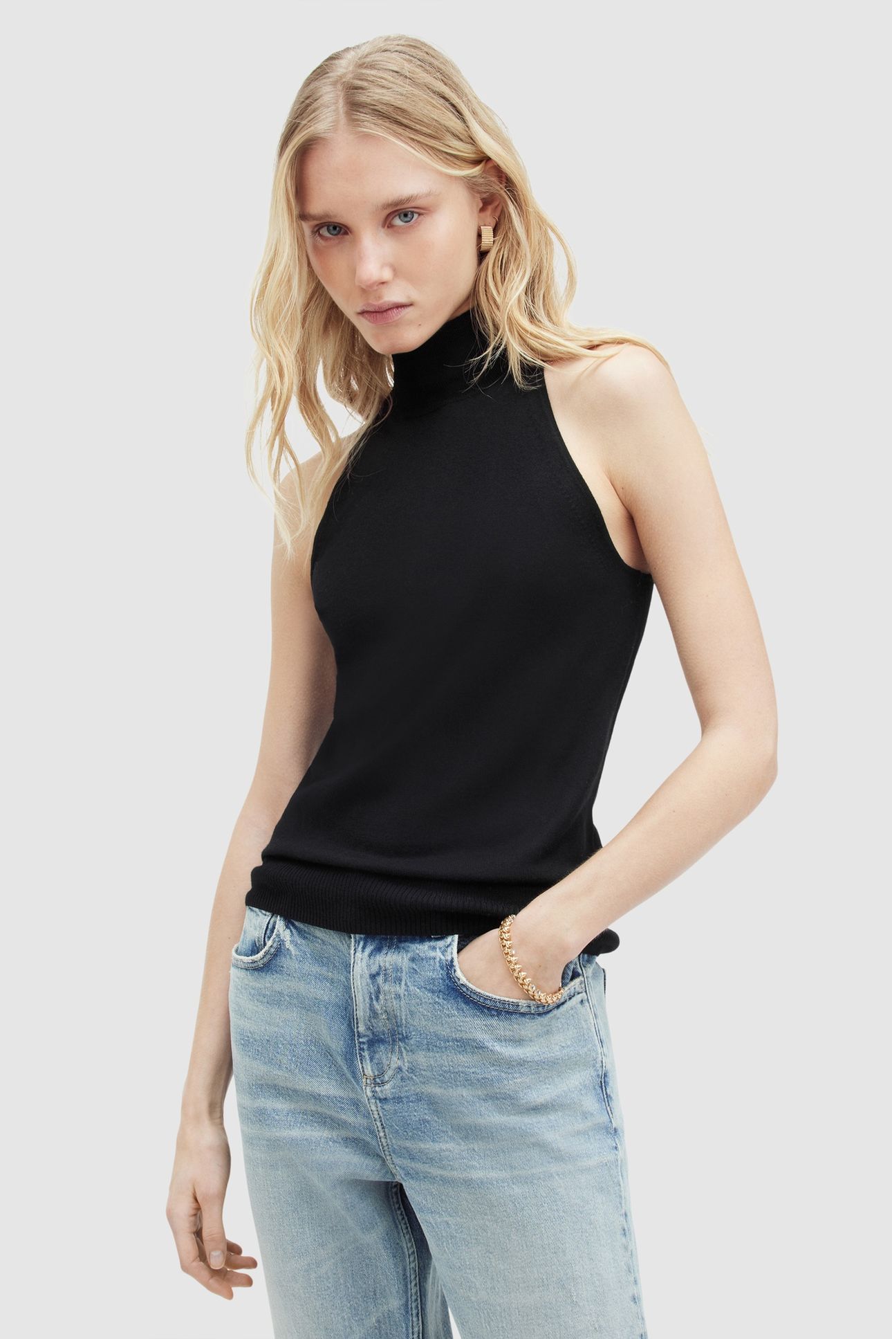 CONNIE ROLL NECK BLACK 2