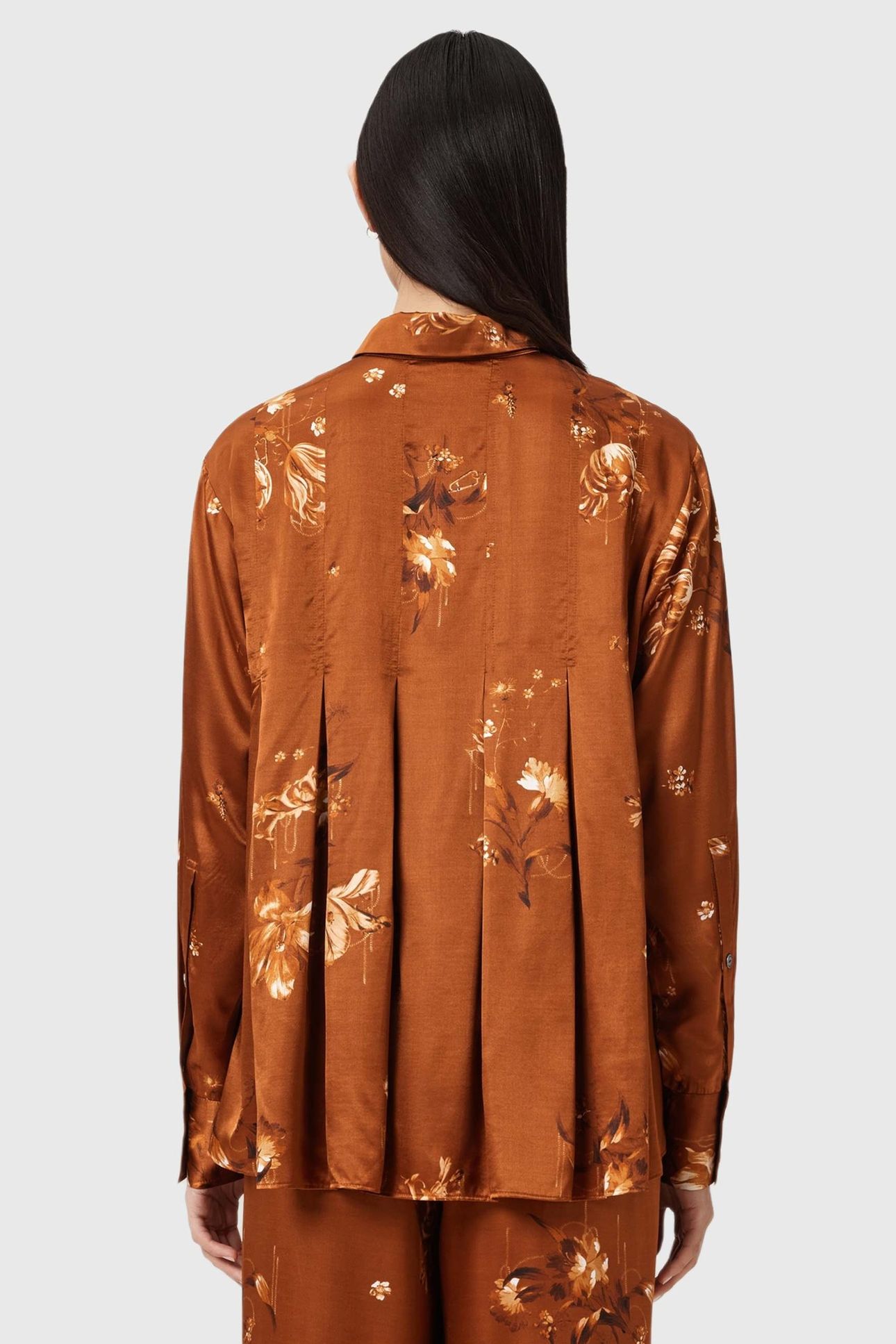 VENNA SHIRT ANIA RUST BROWN 5