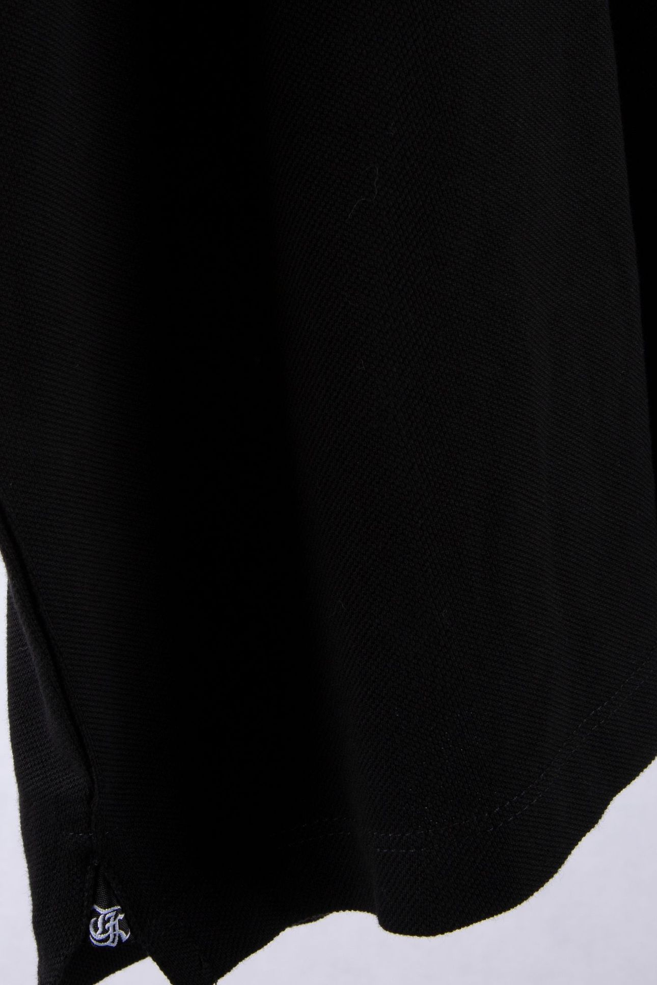 SHORT-SLEEVED POLO SHIRT W EMBROIDERED CREST BLACK/WHITE 5