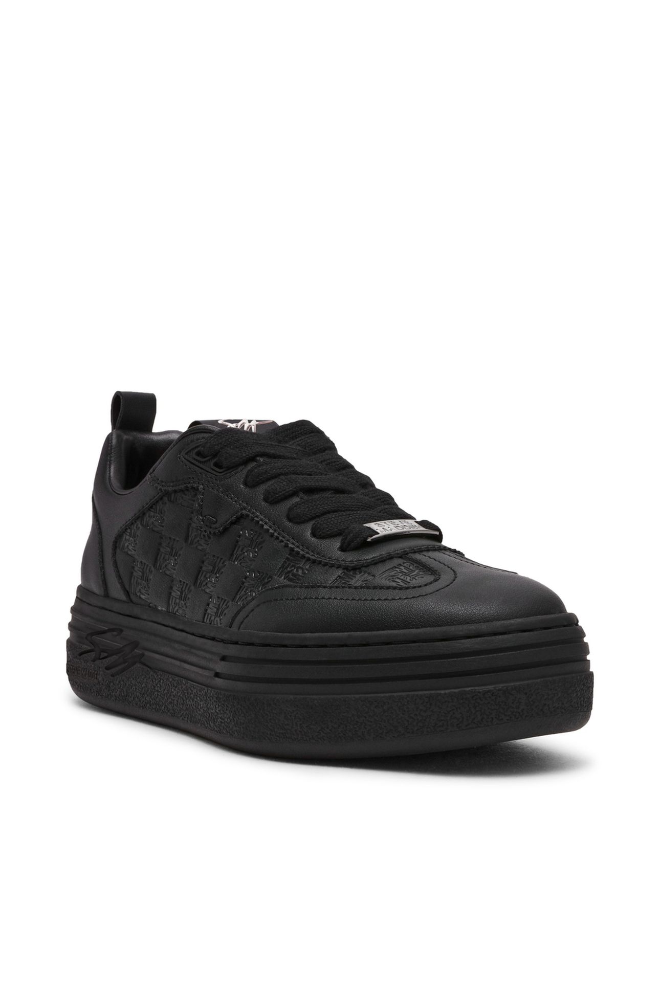 CATAPULT SNEAKERS BLACK ACTION LEATHER 2