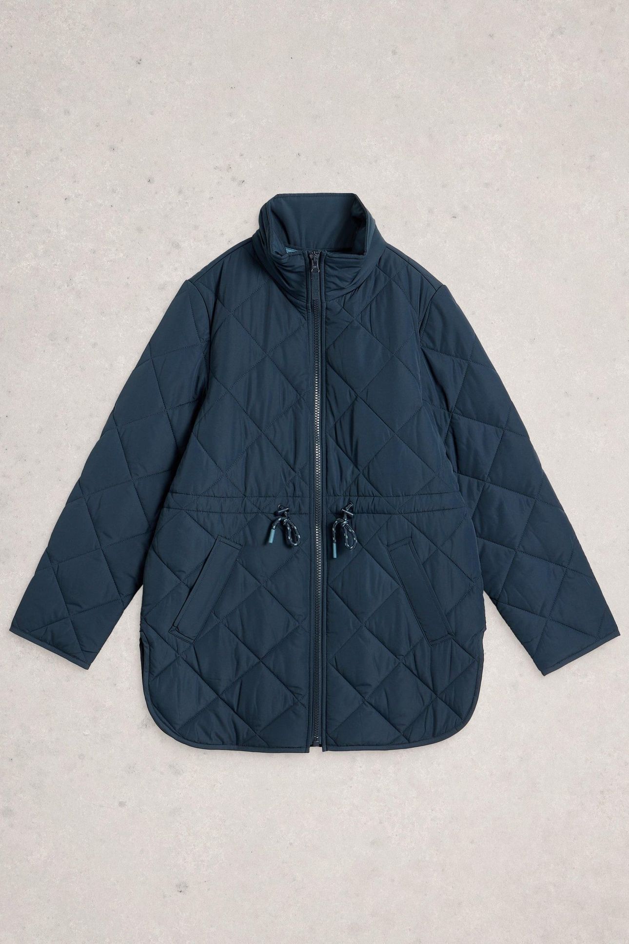 AMILIA QUILTED JACKET DARK NAVY 1