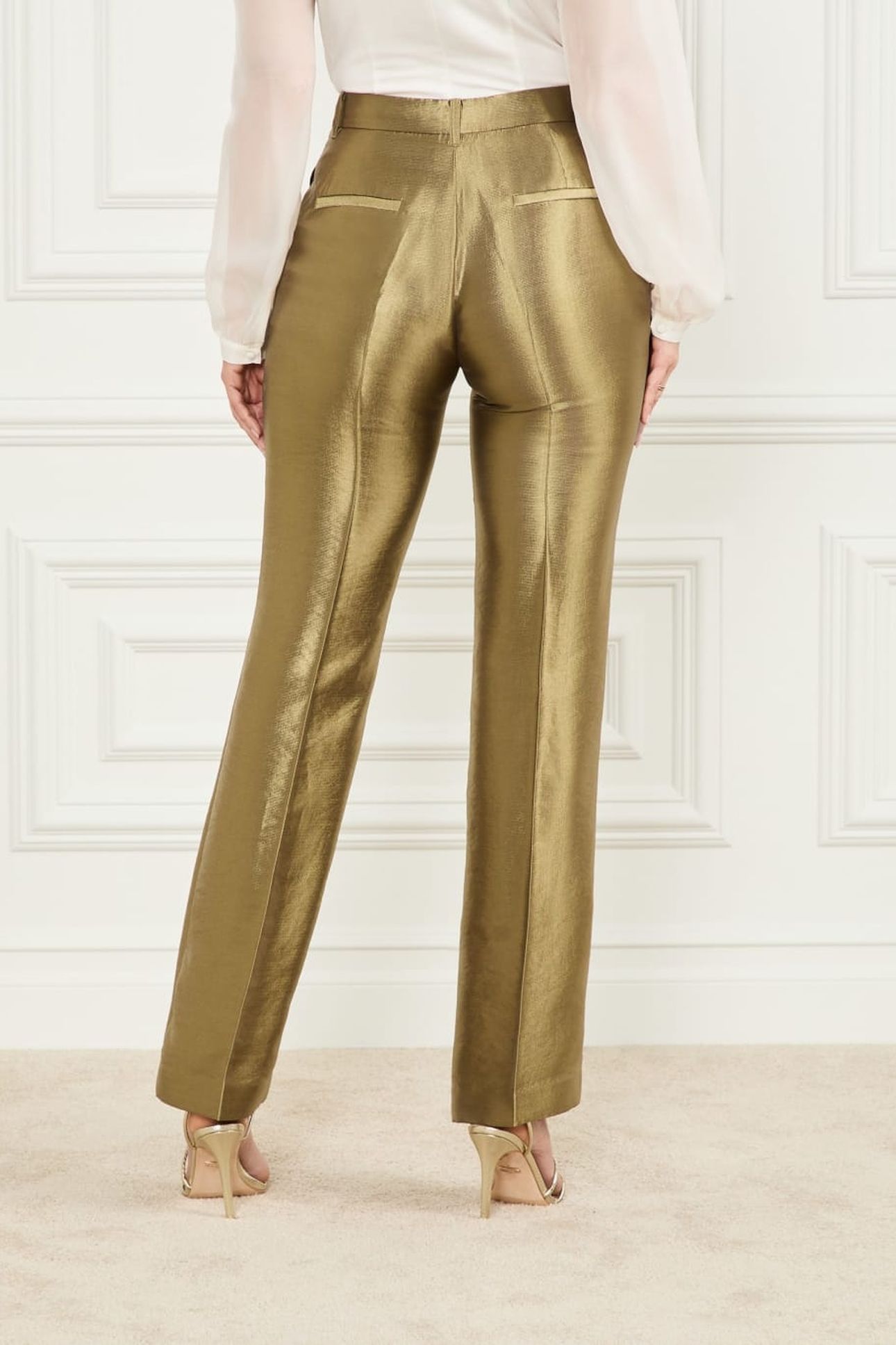 MILLA PANT ANTIQUE GOLD MULTI 6