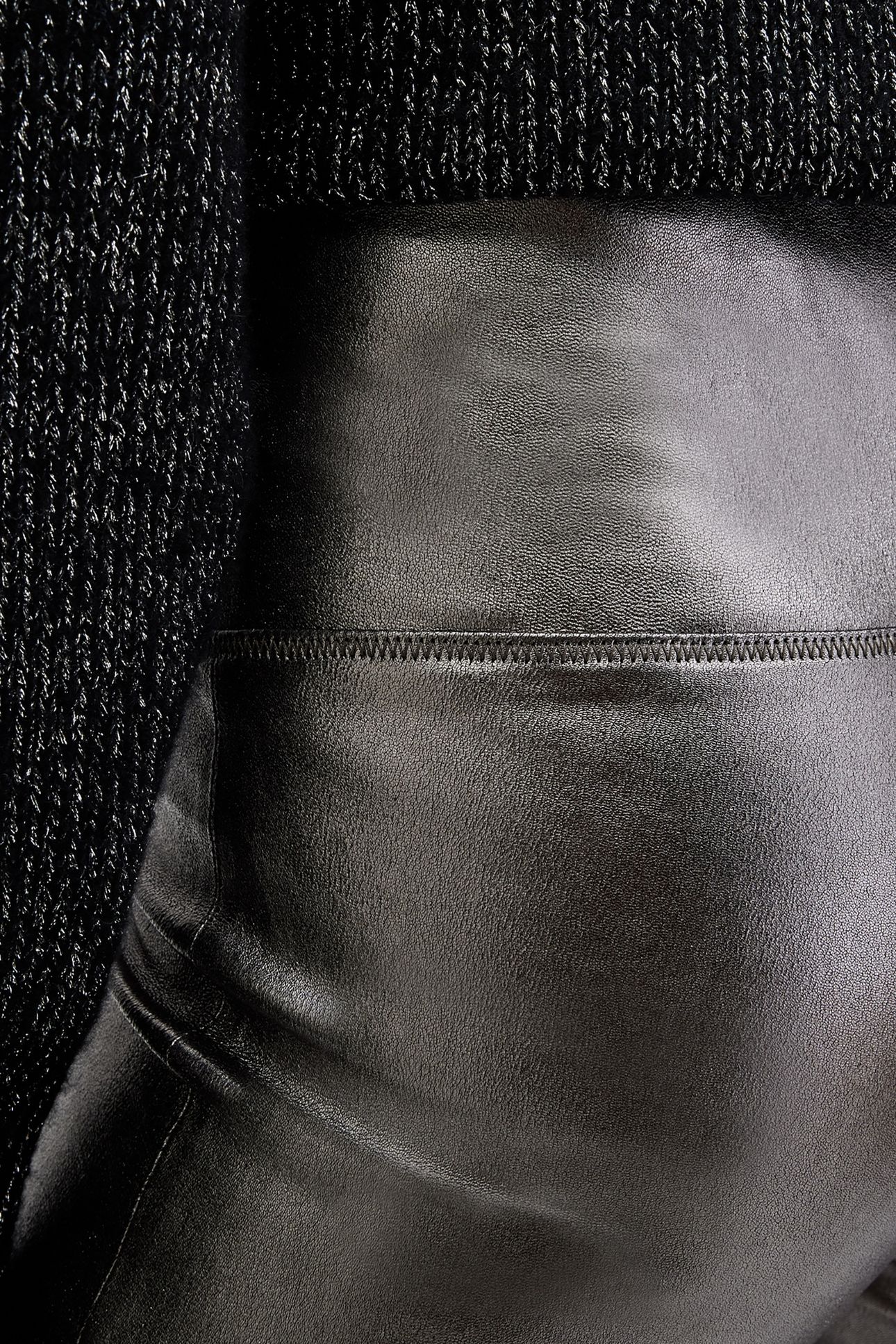 CORA LEATHER LEGGING GUNMETAL 6