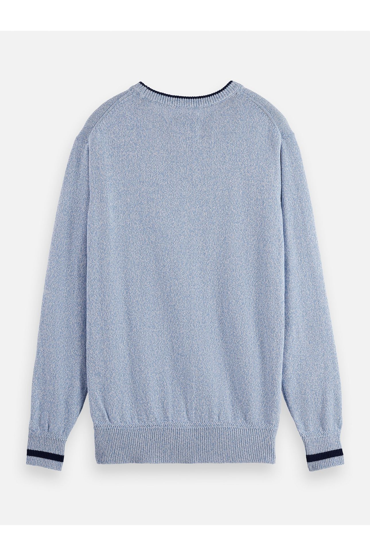 MELANGE REGULAR FIT CREW NECK FADED DENIM MELANGE 5