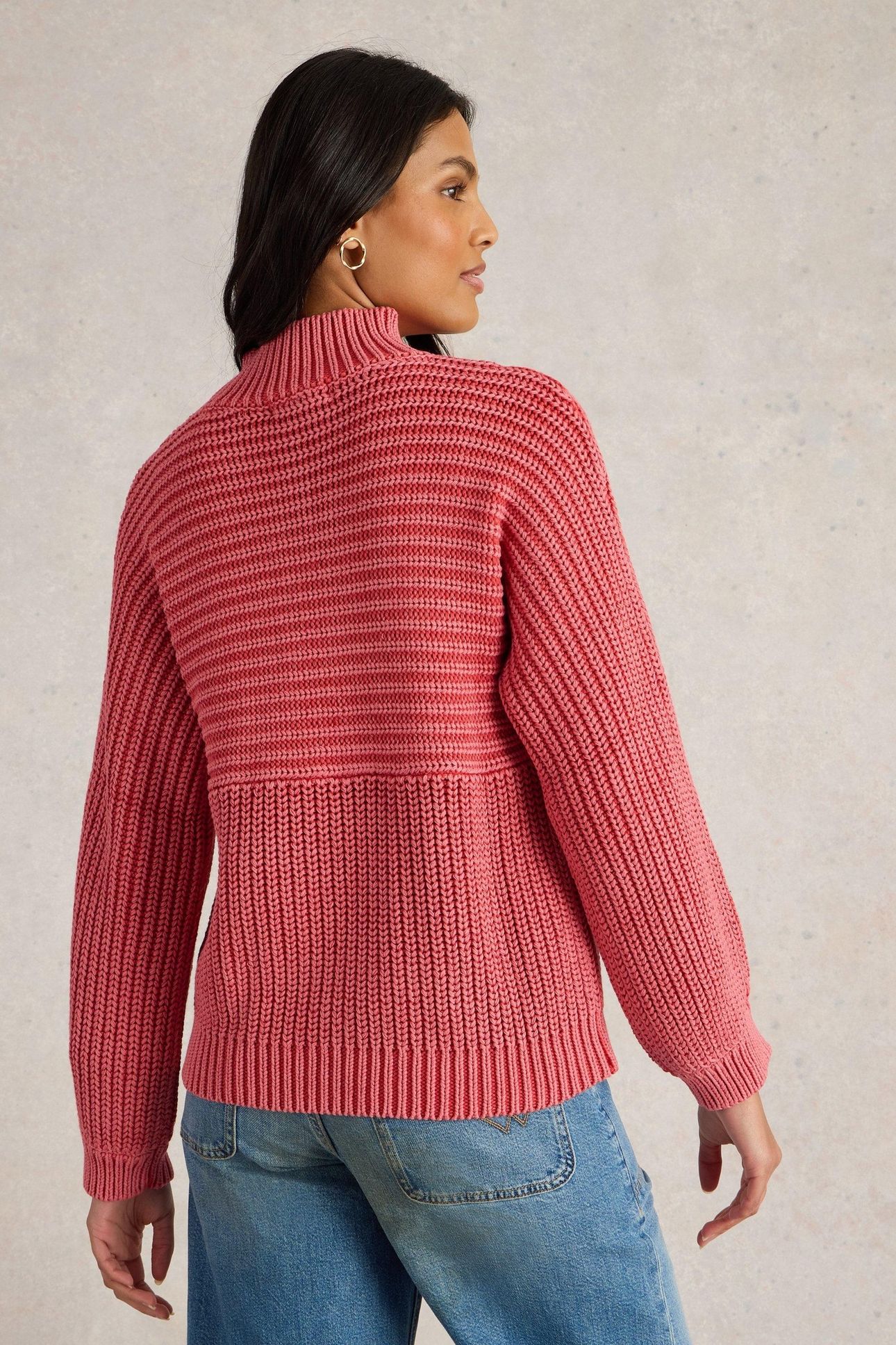 MARLEY MIX COTTON JUMPER MID PINK 2