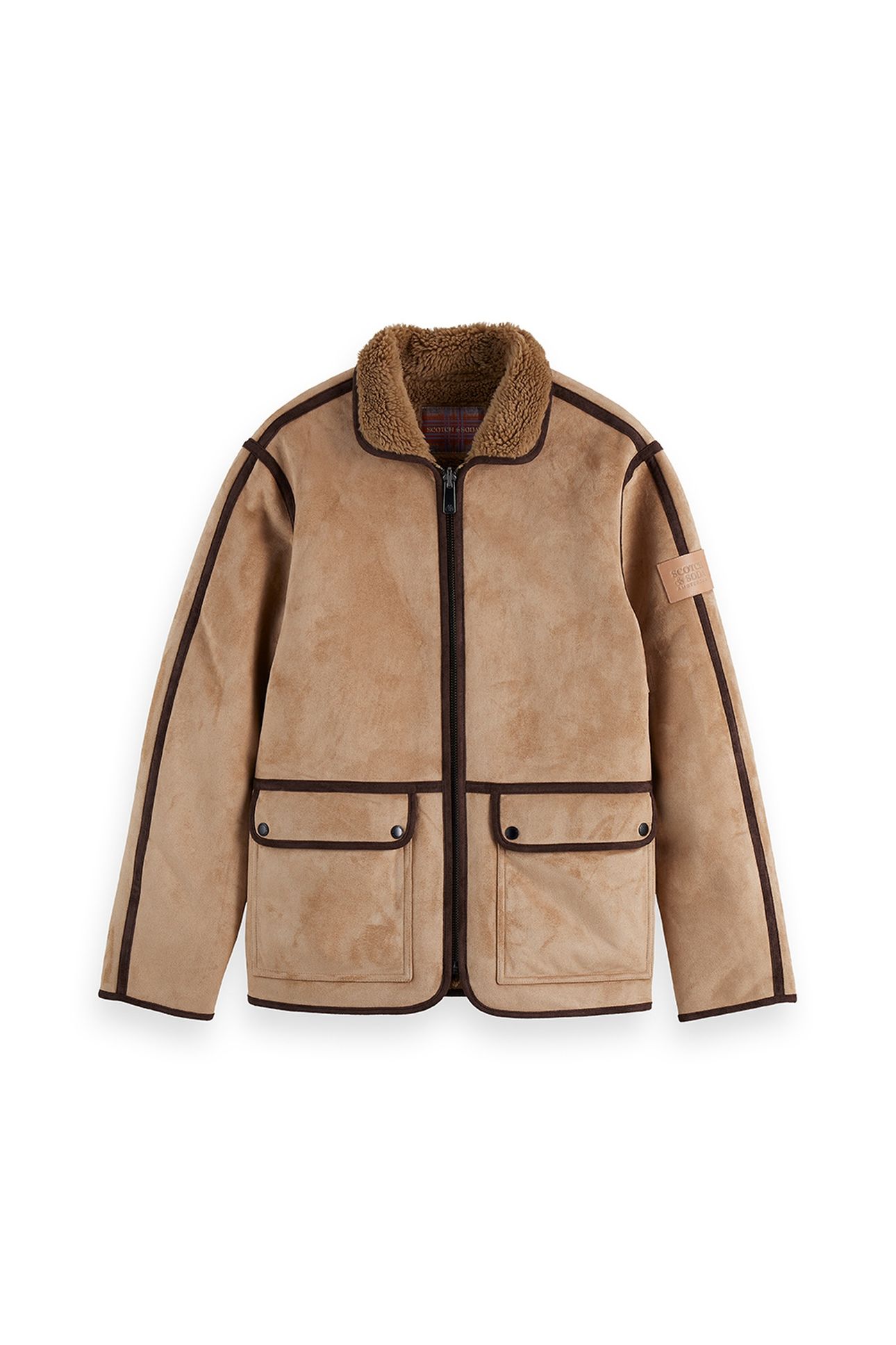 FAUX SHEARLING JACKET TANNIN 5