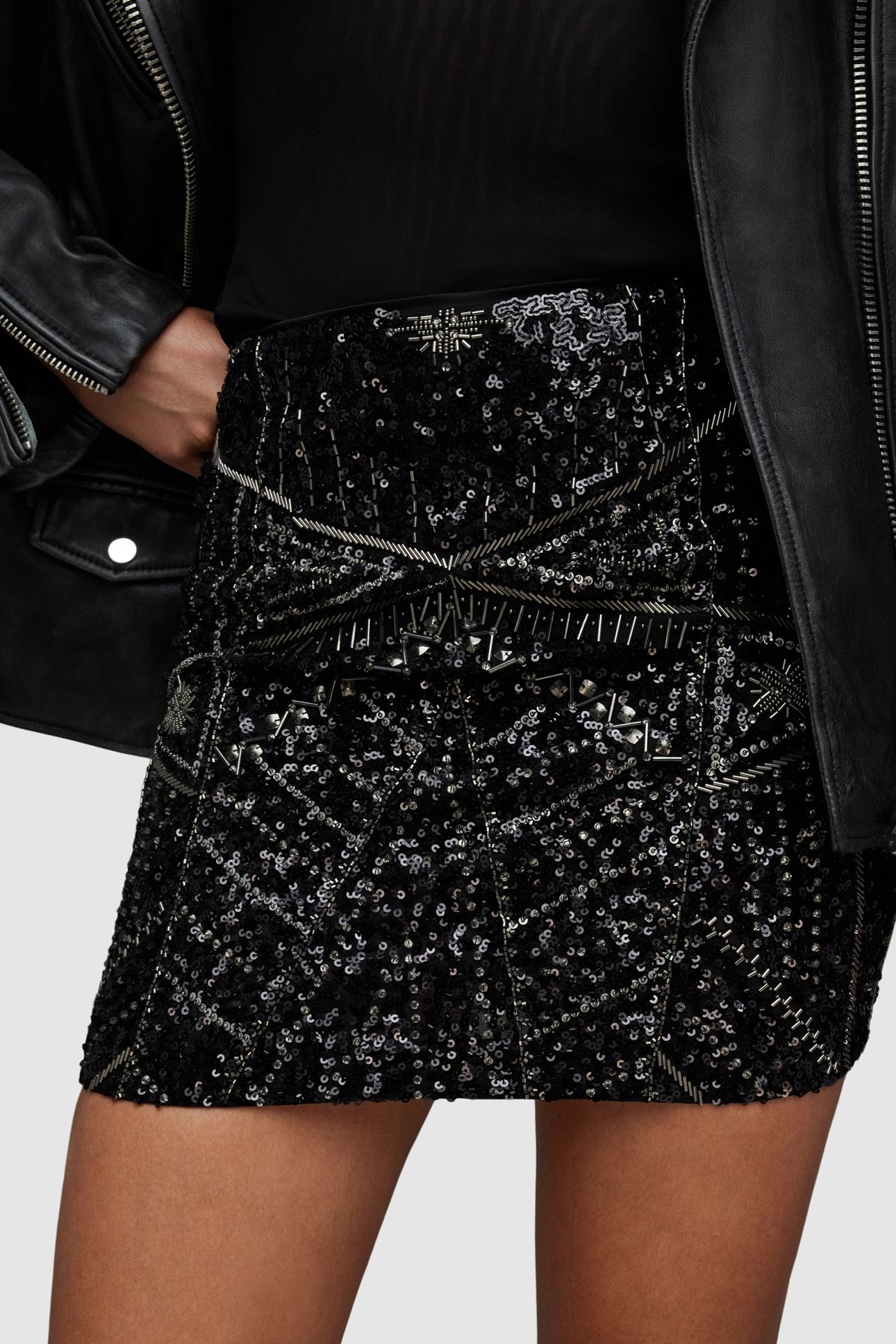 JAMILIA EMB SKIRT BLACK 6
