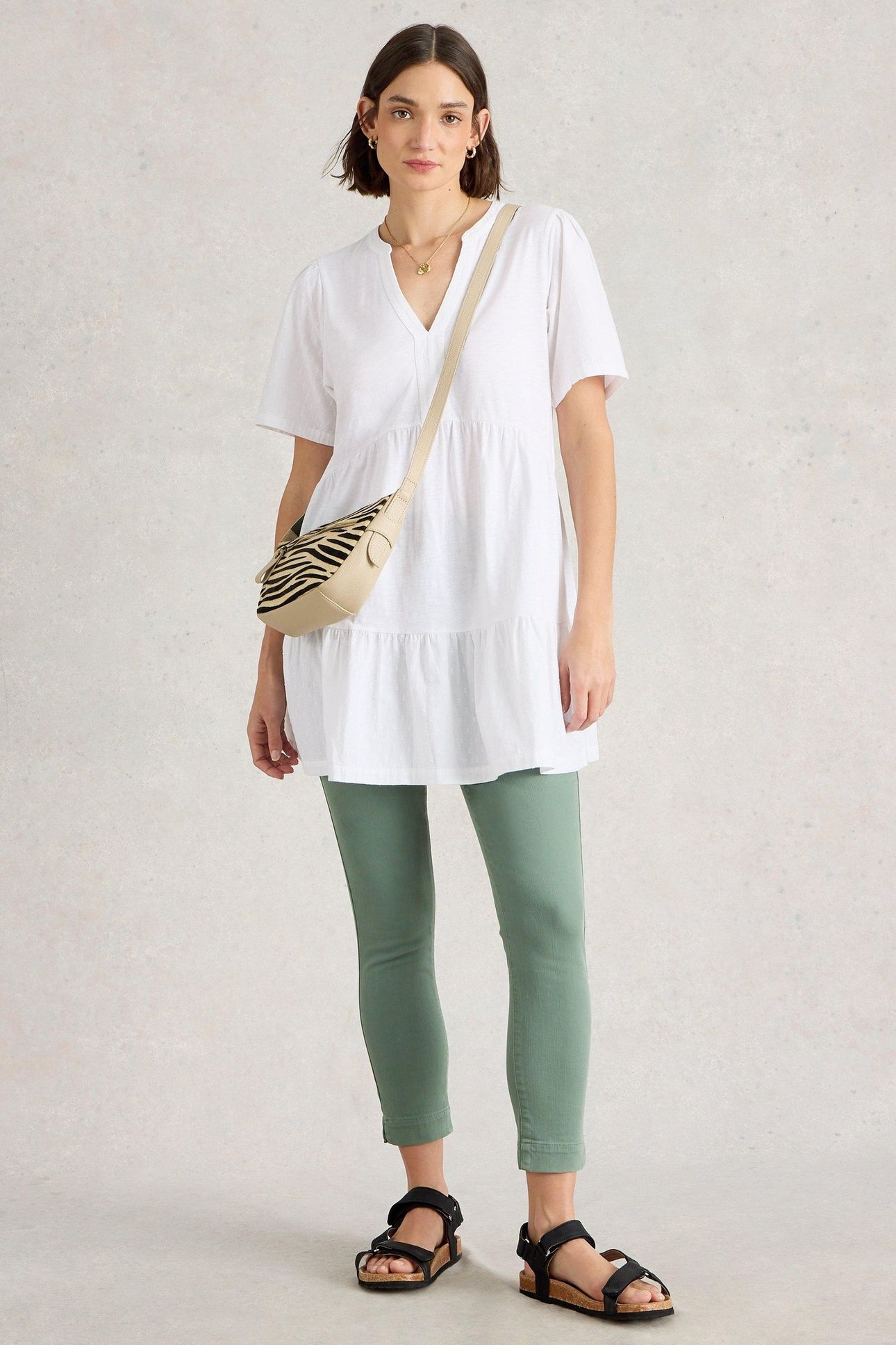 MARIA MIX TUNIC BRILLIANT WHITE 1