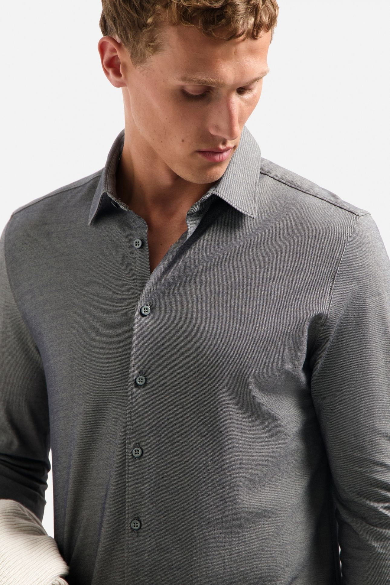 SHIRT JERSEY DARK GREY 7