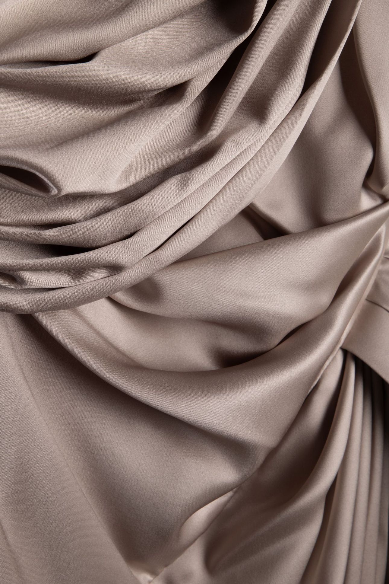 ARETHA DRAPED LONG D VELVET TAUPE 4