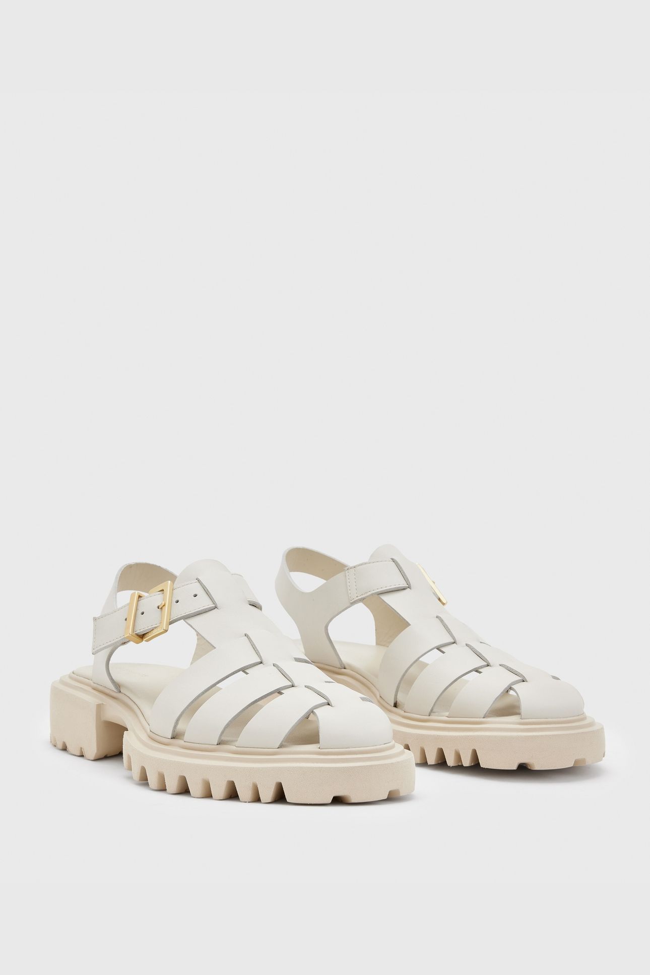 NESSIE SANDAL STONE WHITE 2