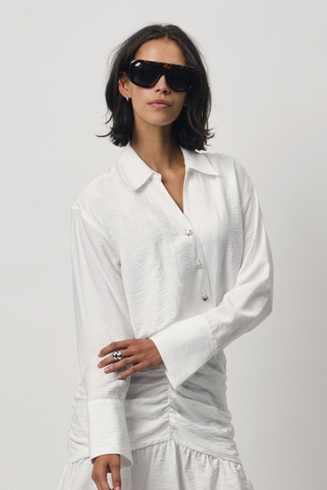 BILLY DRAPEY SHIRT MILK WHITE 2