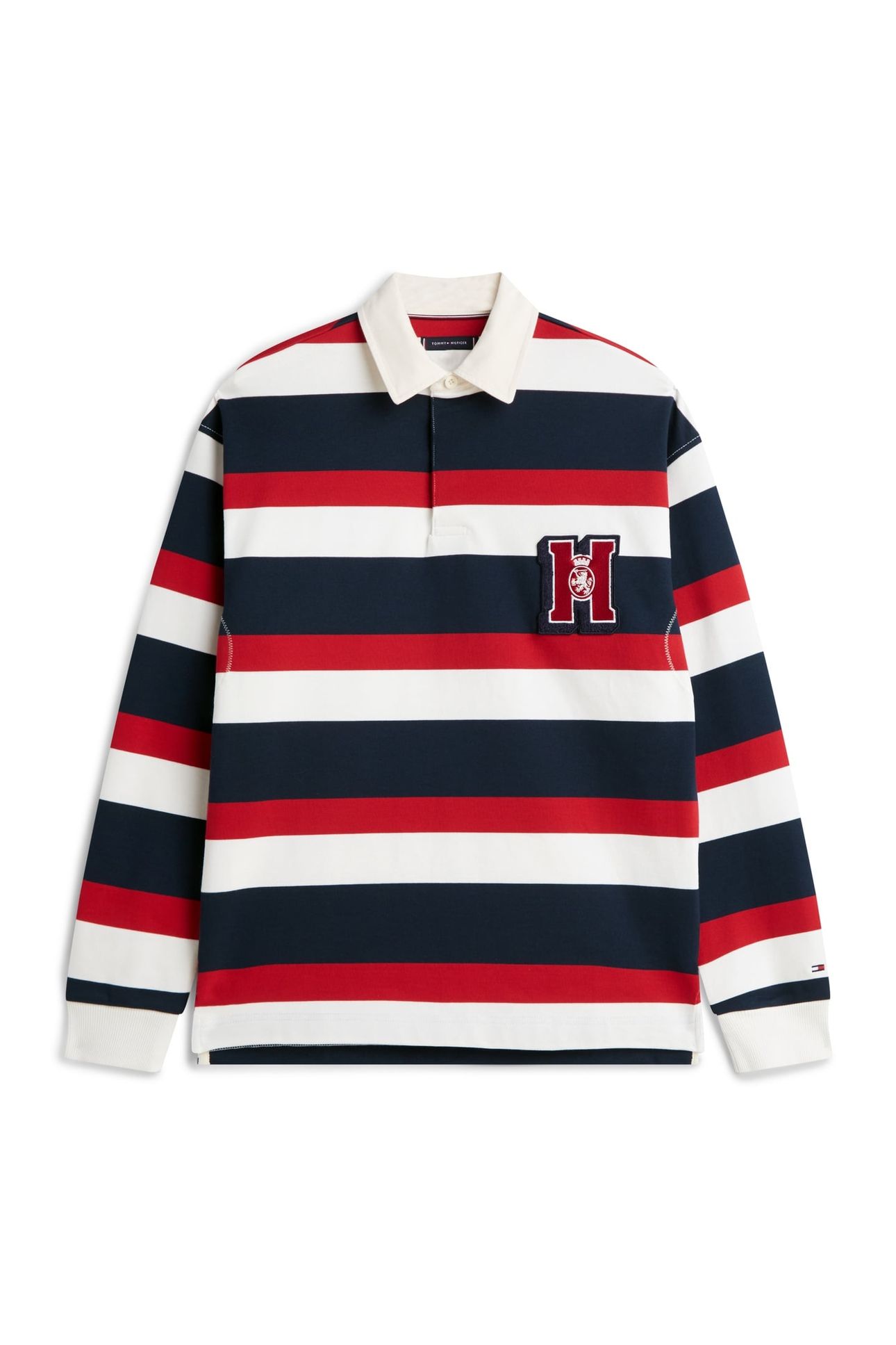 CREST STRIPED RUGBY ECRU/MULTI 4