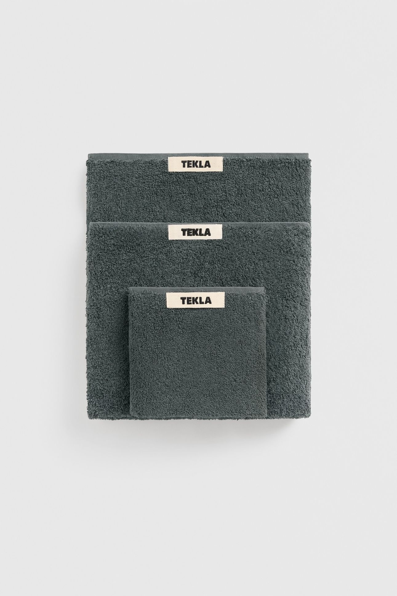 UNISEX HAND TOWEL CHARCOAL GREY 3
